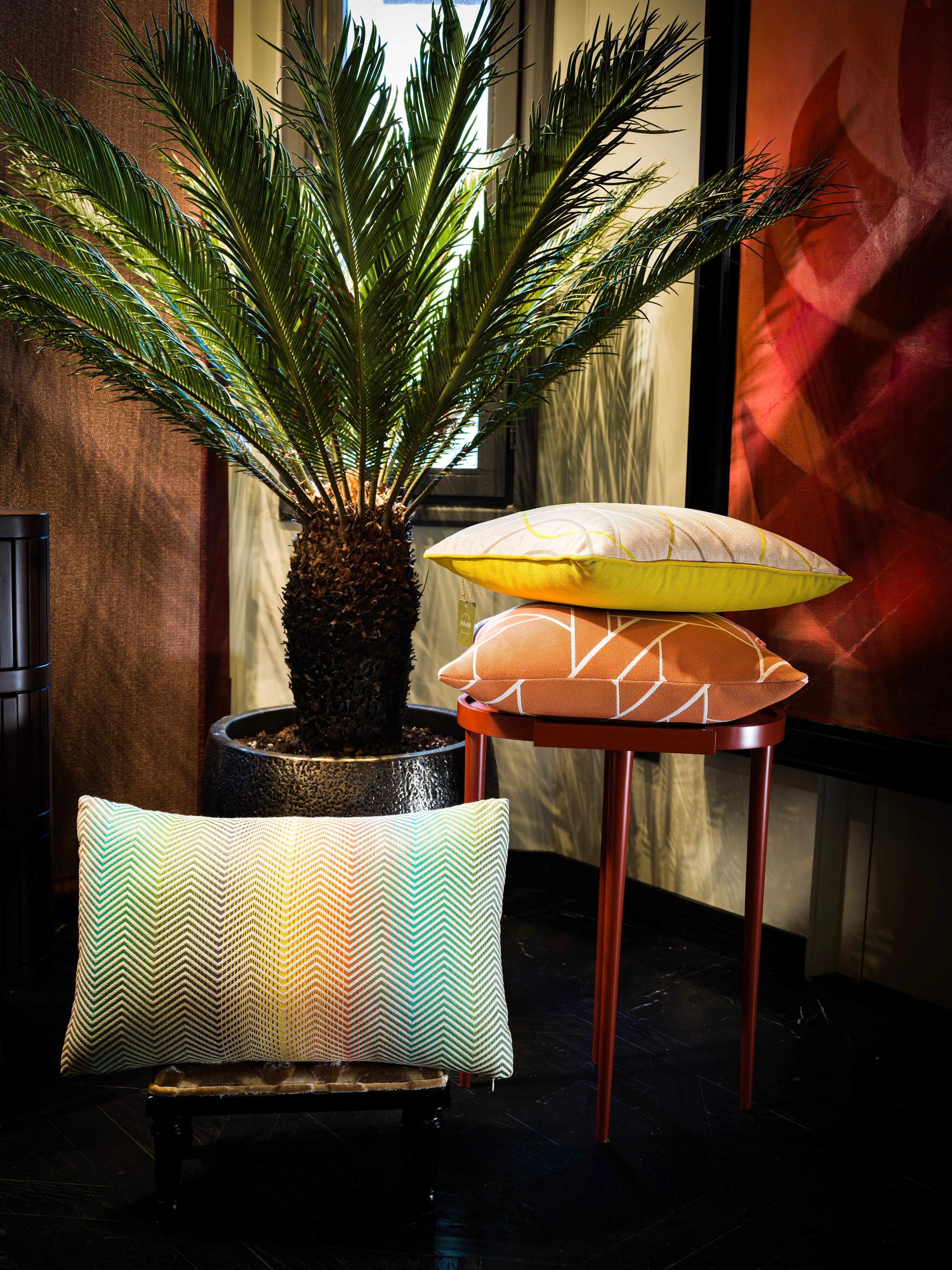 Çok Renkli Outdoor Kumaş Dikdörtgen Yastık