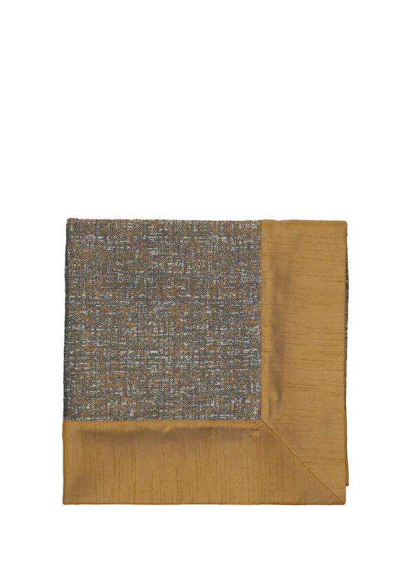 Kahverengi Dokulu Keten Masa Örtüsü