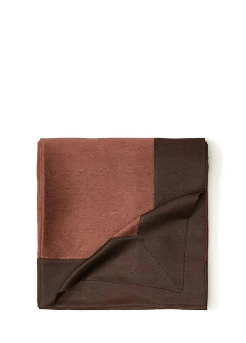 Keten Çift Taraflı Kiremit Masa Örtüsü