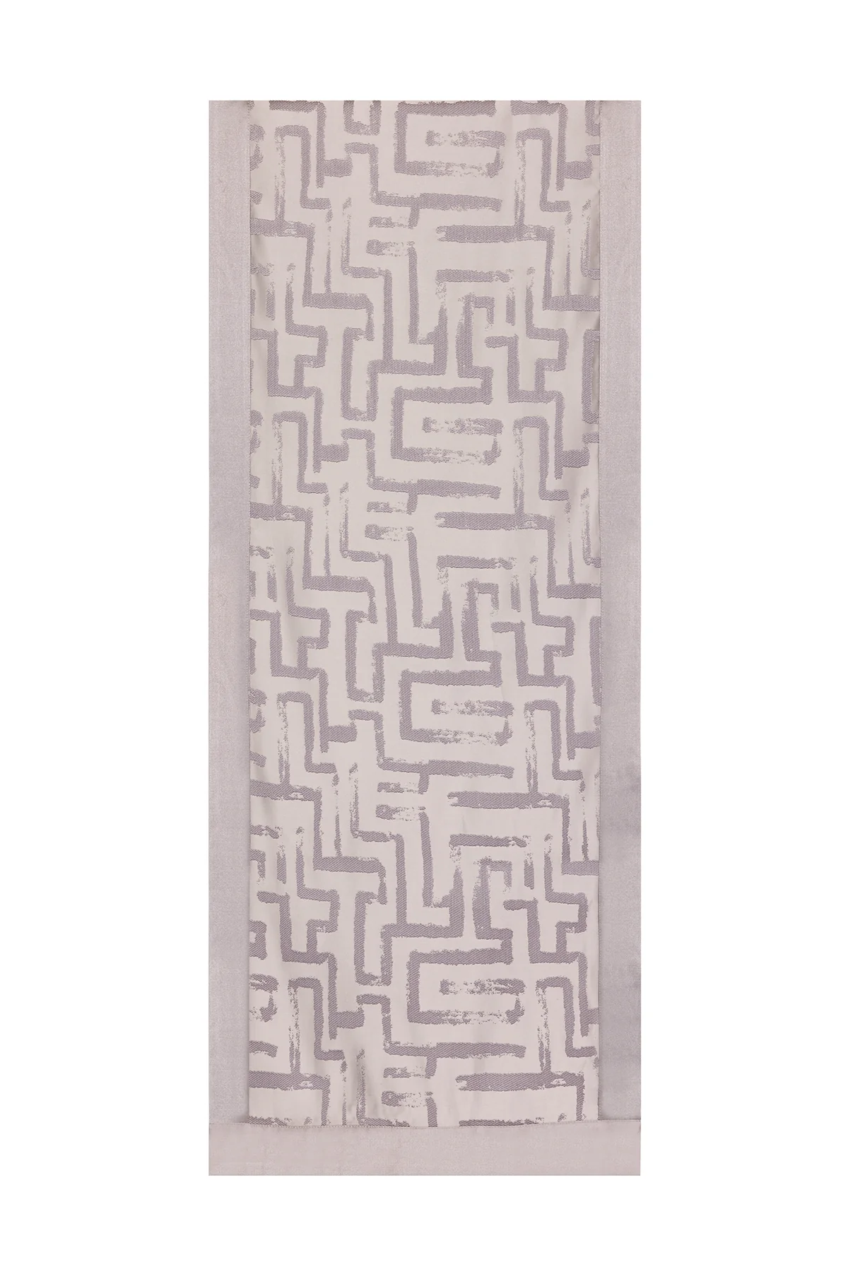 Labirent Desenli Gri Runner