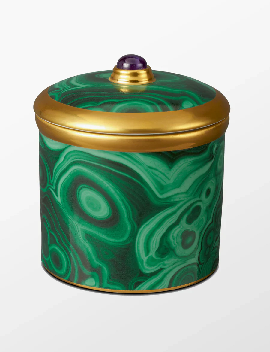 Malachite Taşlı Mum