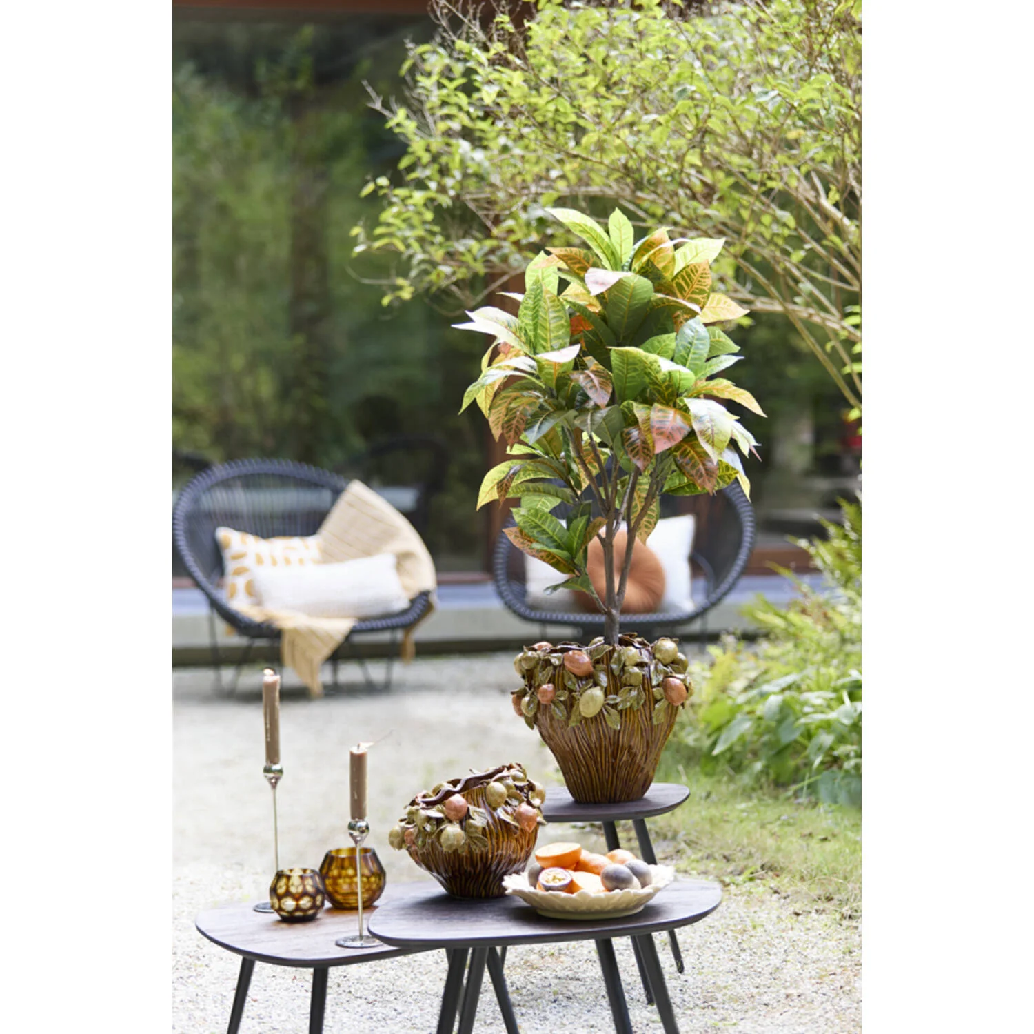 Seramik Kahverengi Vazo