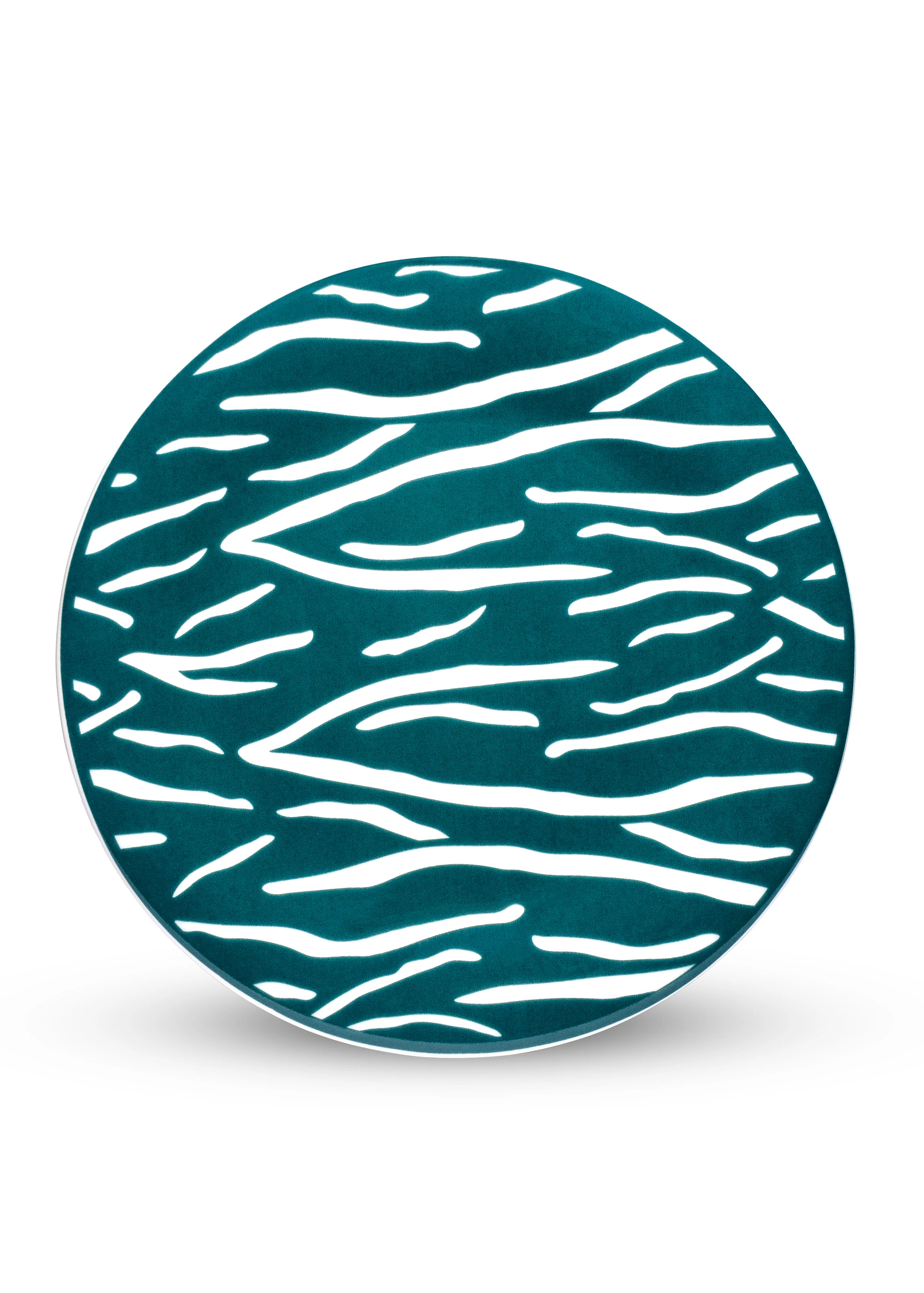 Zebra Desenli Pasta Tabağı