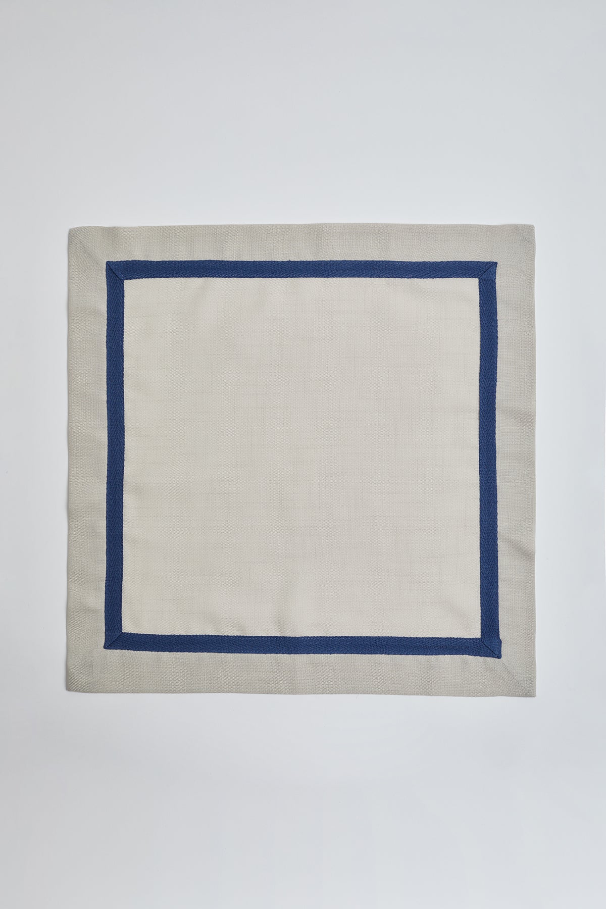 Lacivert Çerçeveli Taş rengi Düz Peçete