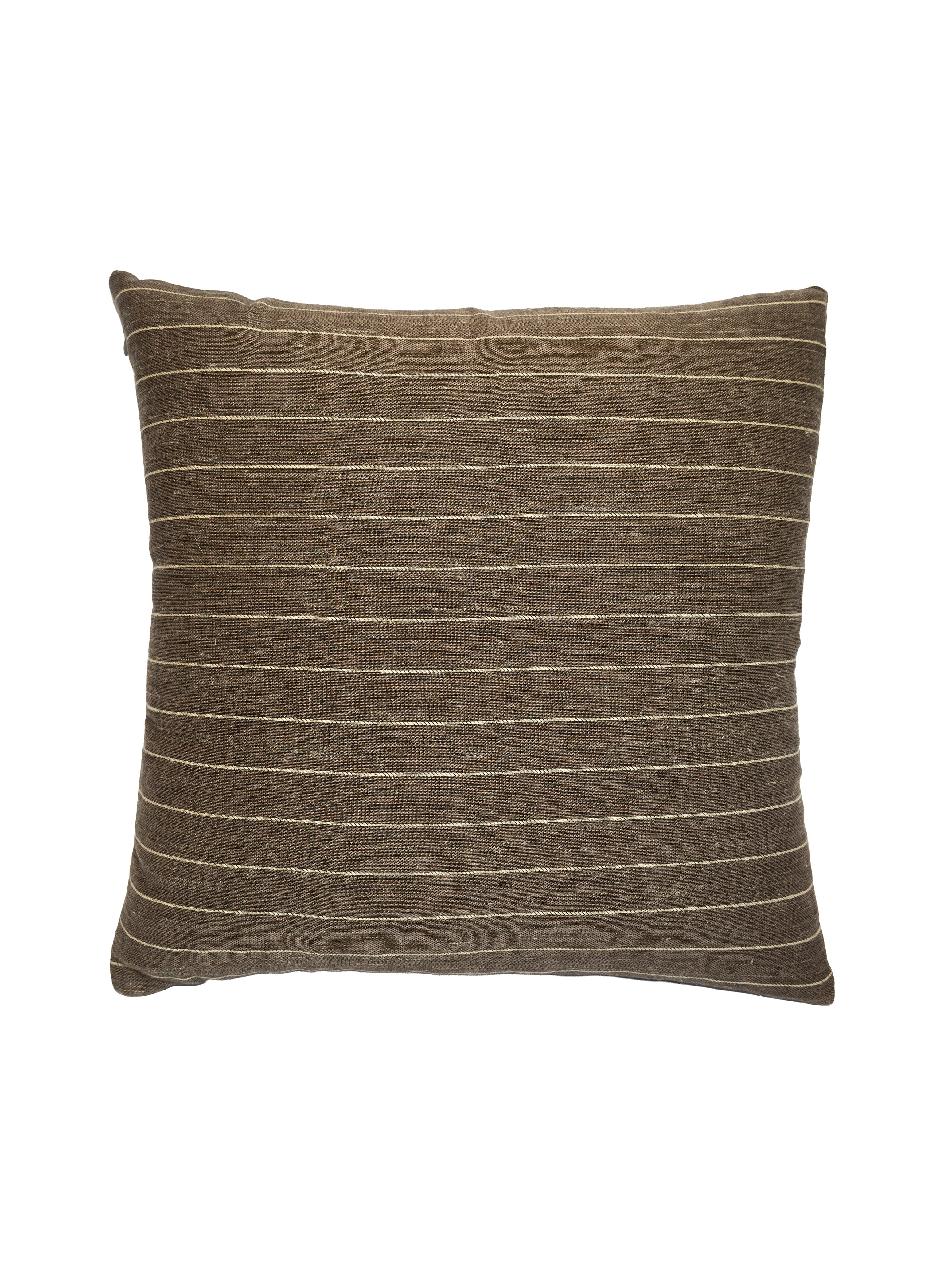 Siyah Renk Beyaz Çizgili Yastık