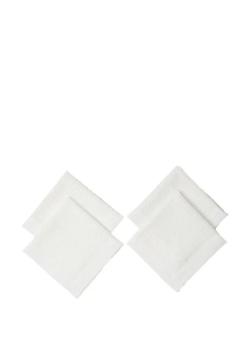 4'lü Beyaz File Peçete Seti