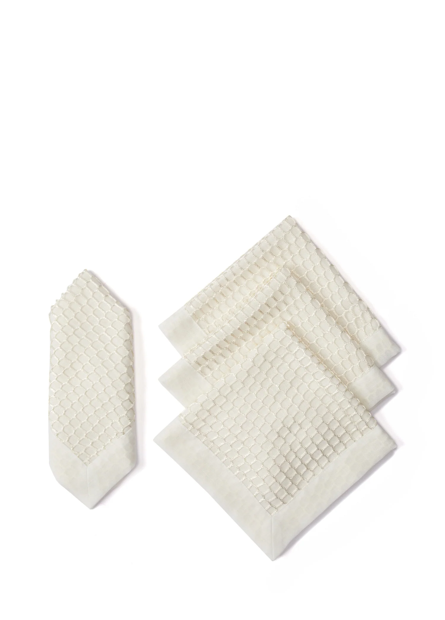 Krem 4lü Peçete Seti