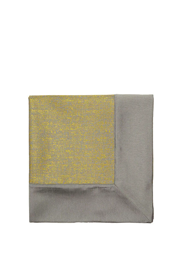 Yeşil Dokulu Keten Masa Örtüsü