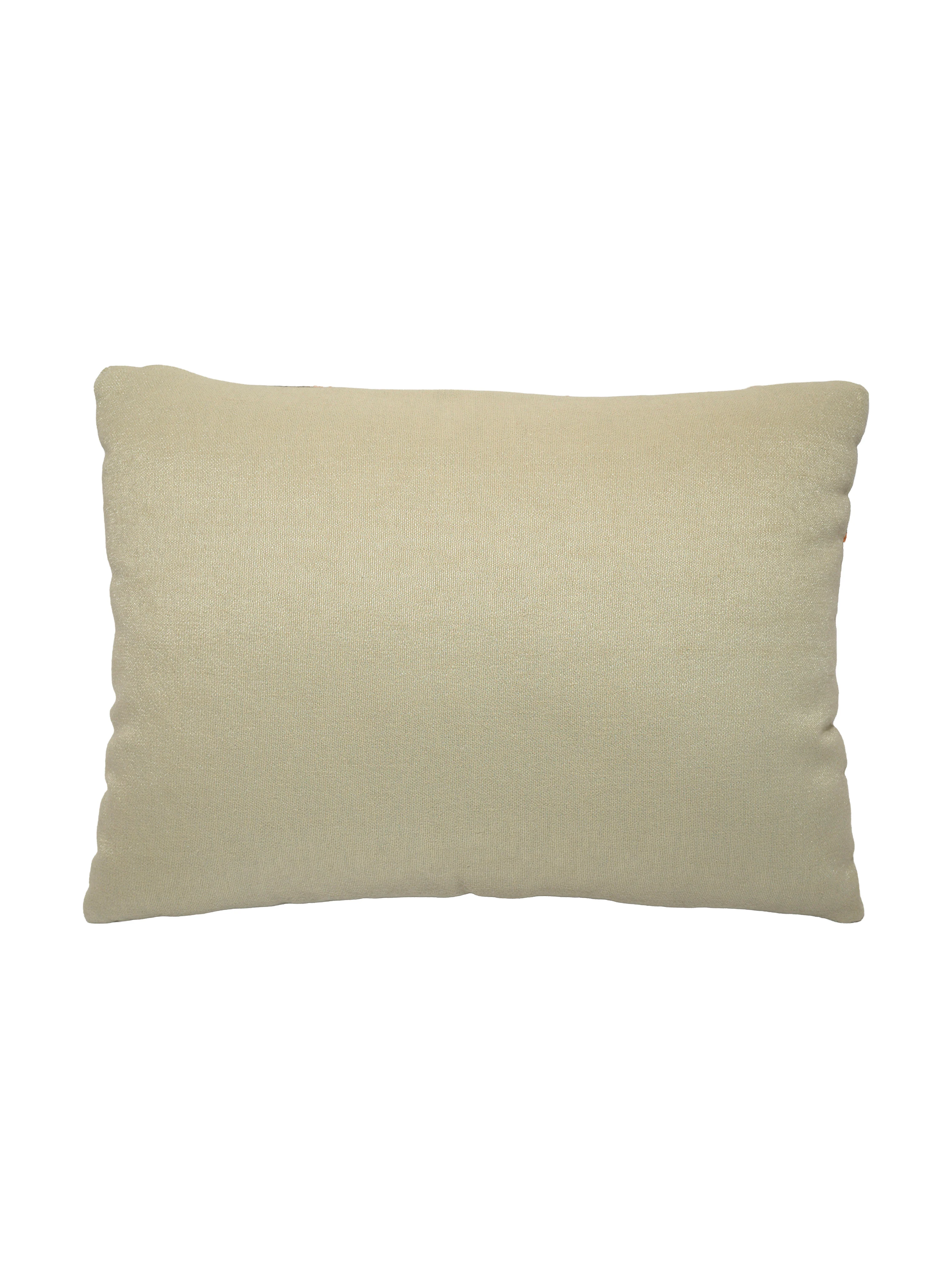 Halka Desen Siyah - Beyaz Yastık