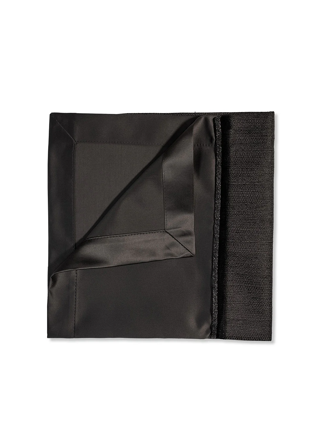 Vizon Renk Siyah Kenarlı Taşlı Peçete