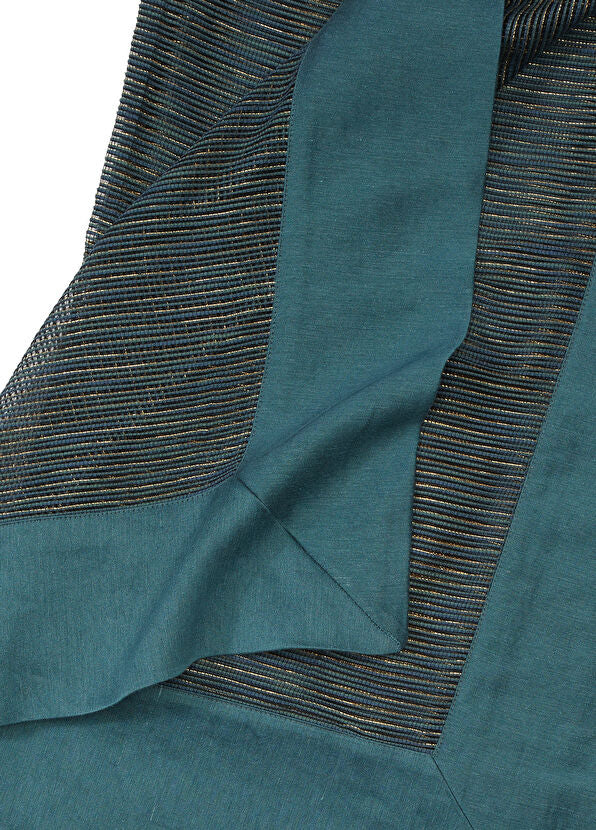 Mavi Keten Masa Örtüsü