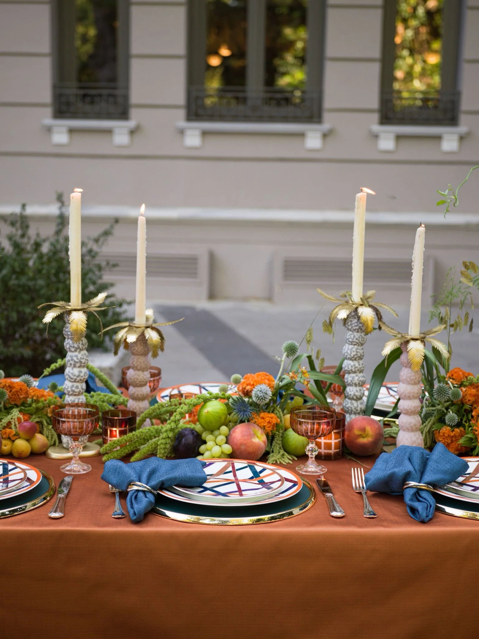 Haas Mojave Palmiye Şamdan Pembe