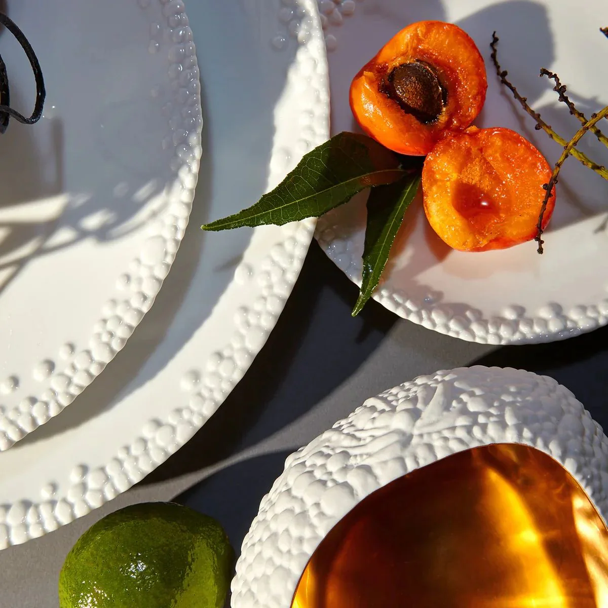 Mojave Beyaz Supla Tabağı