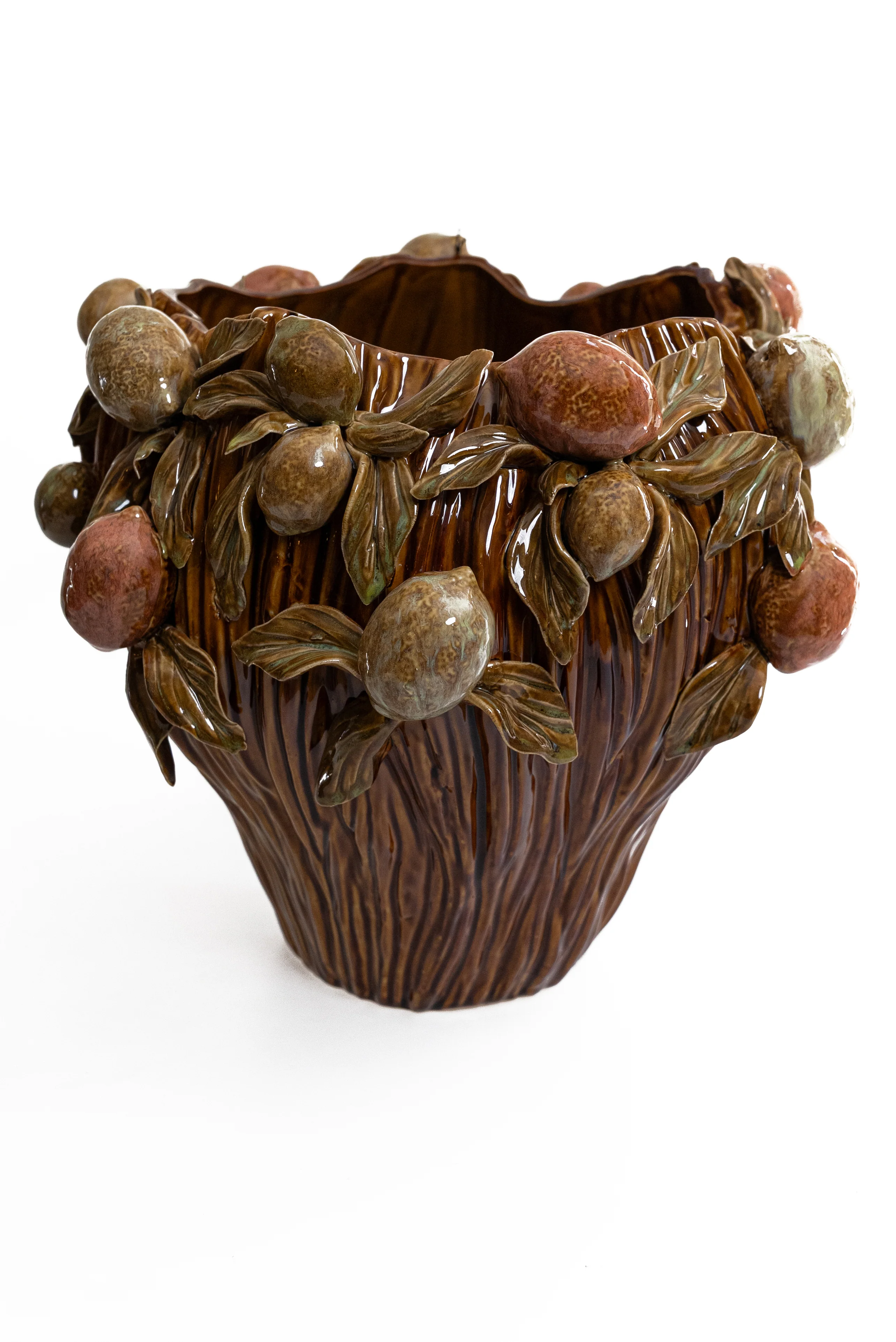 Seramik Kahverengi Vazo