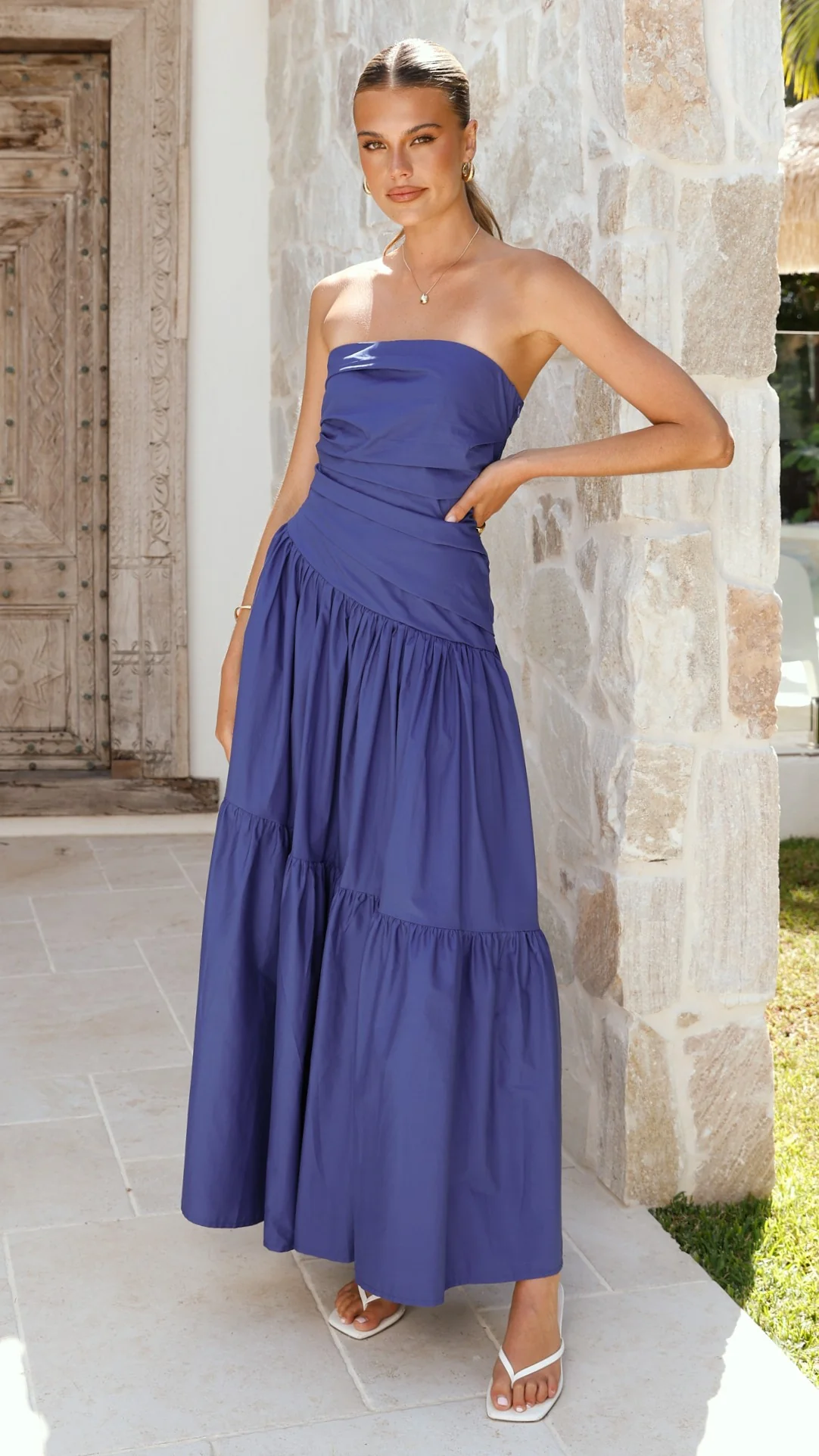 Lola Maxi Dress - Navy