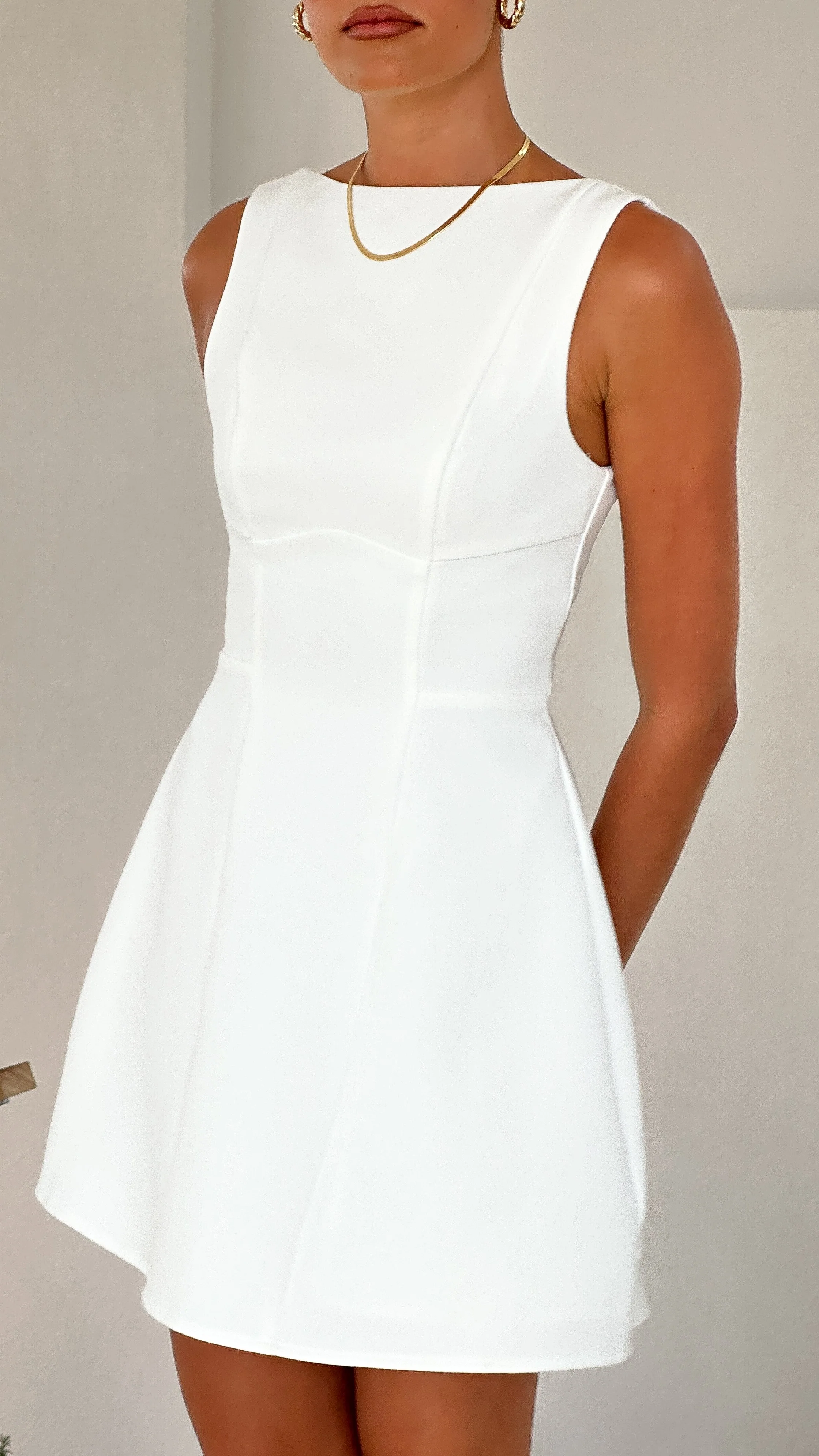 Rafiki Mini Dress - White