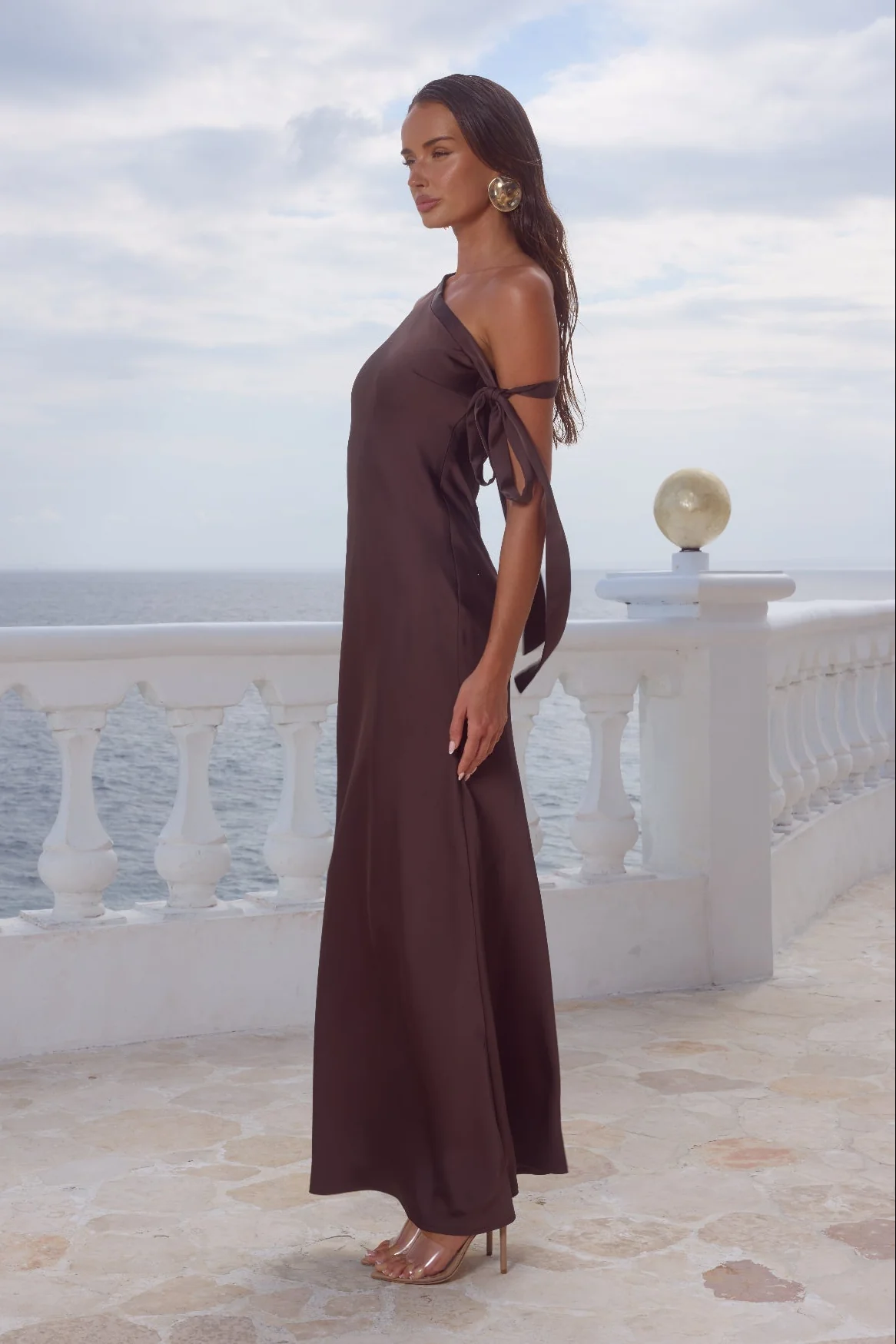 Viola One Shoulder Maxi Dress