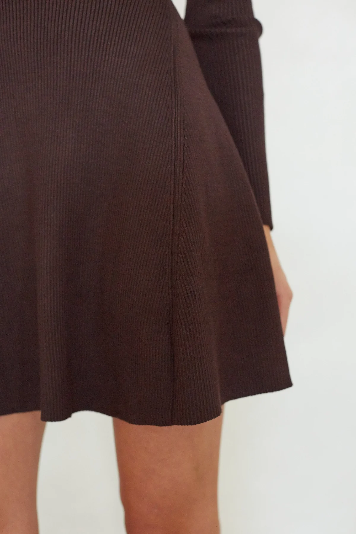 Millie Knit Turtleneck Mini Dress