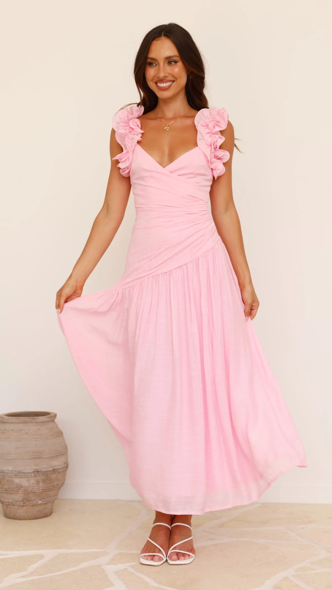 Alma Maxi Dress - Pink
