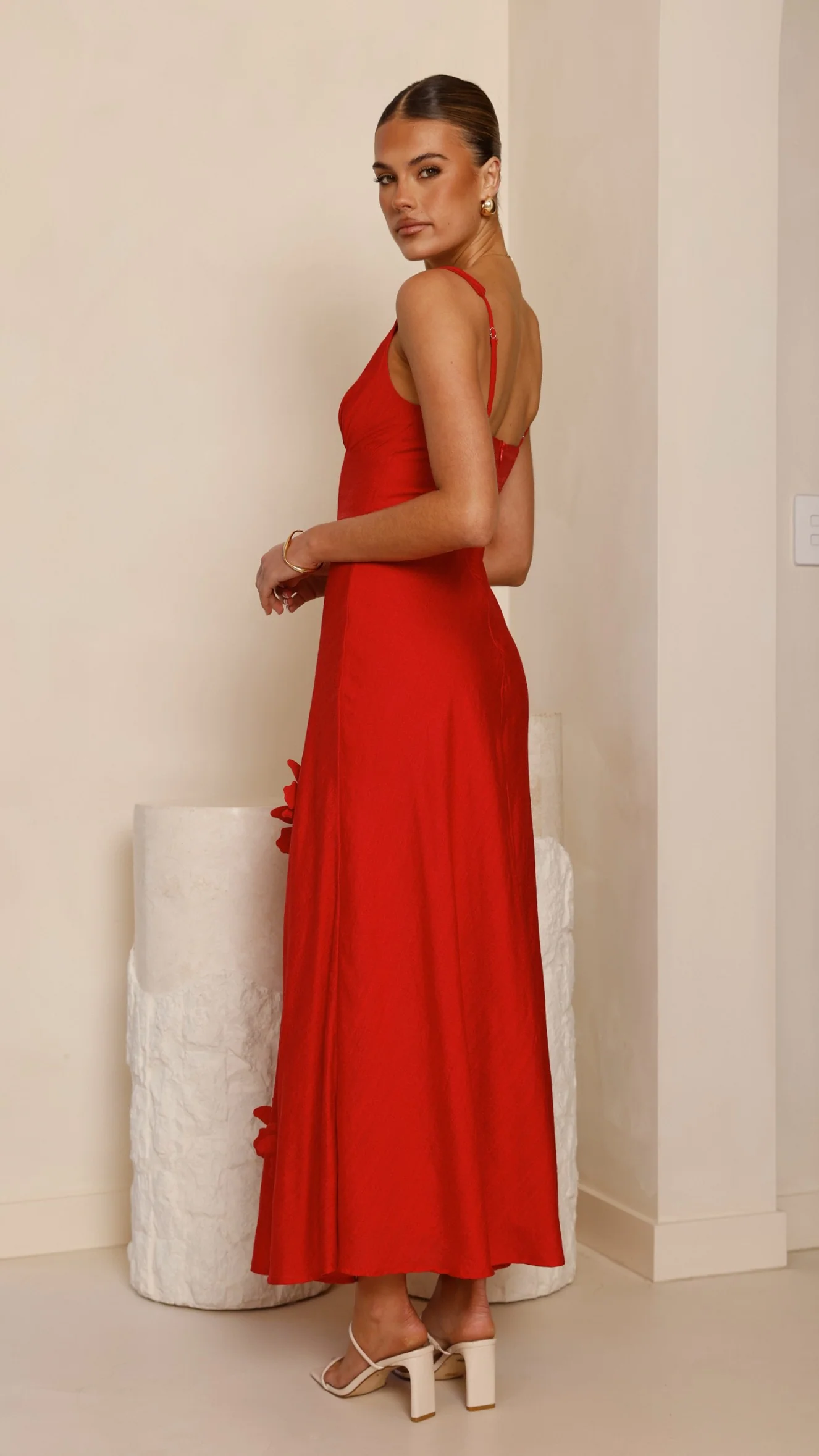 Lavara Maxi Dress - Red