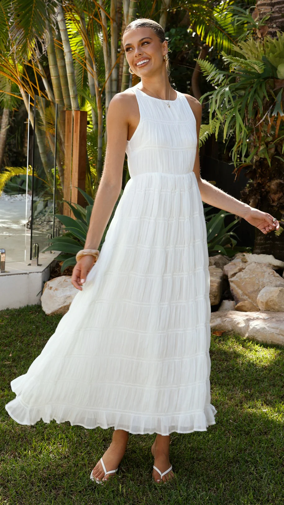 Lassie Maxi Dress - White