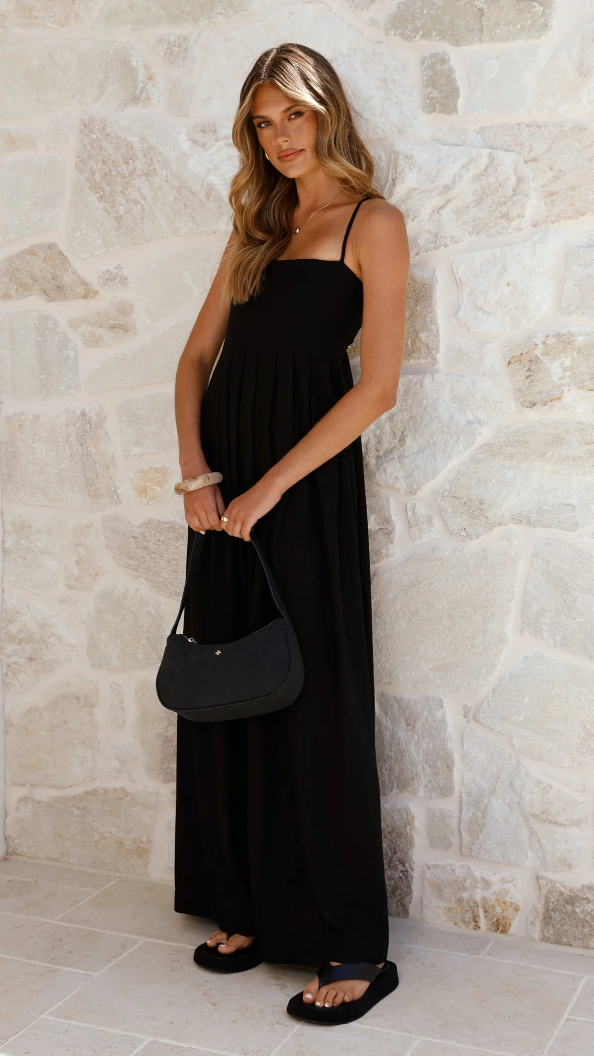 Pippy Maxi Dress - Black