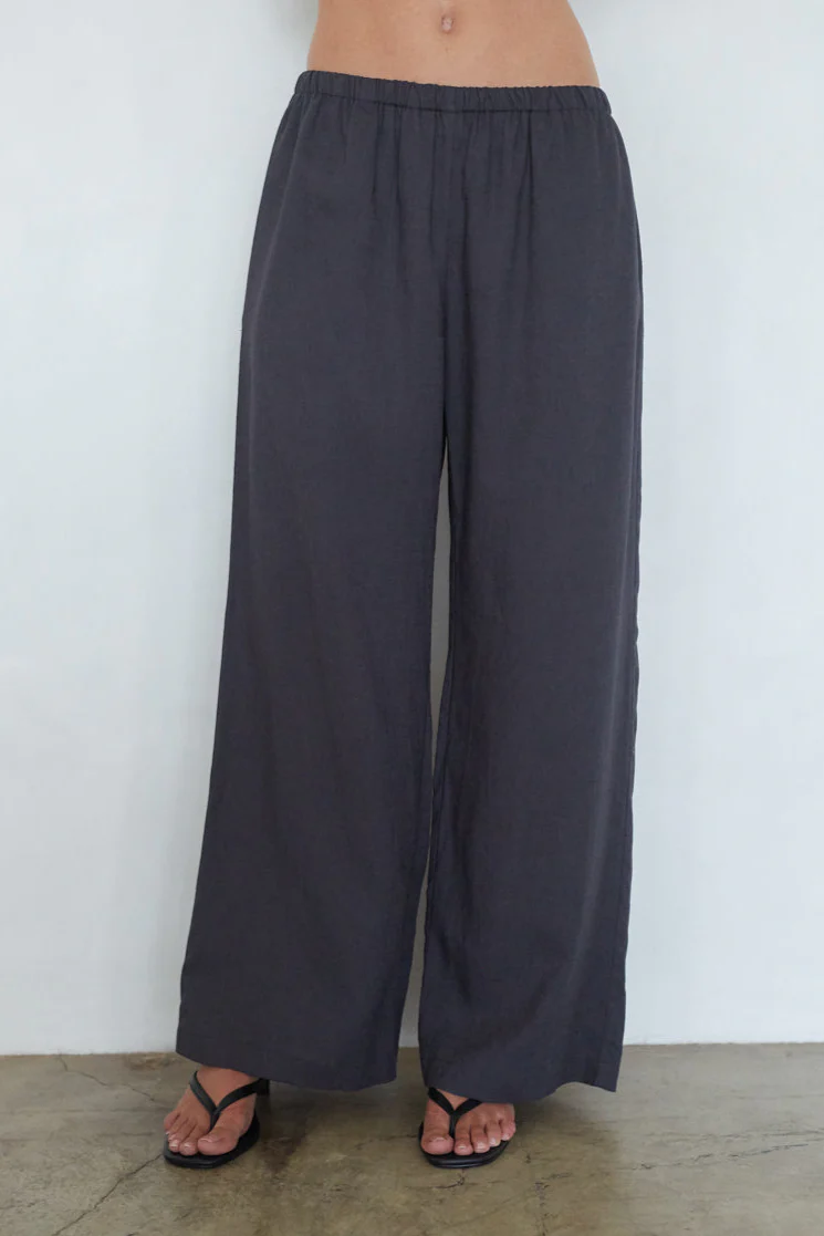 Kyle Pull On Linen Pants