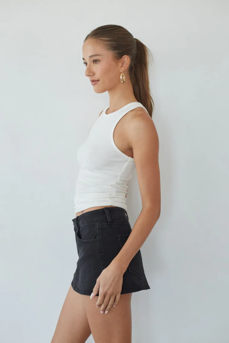 Dasha Micro Mini Denim Skort