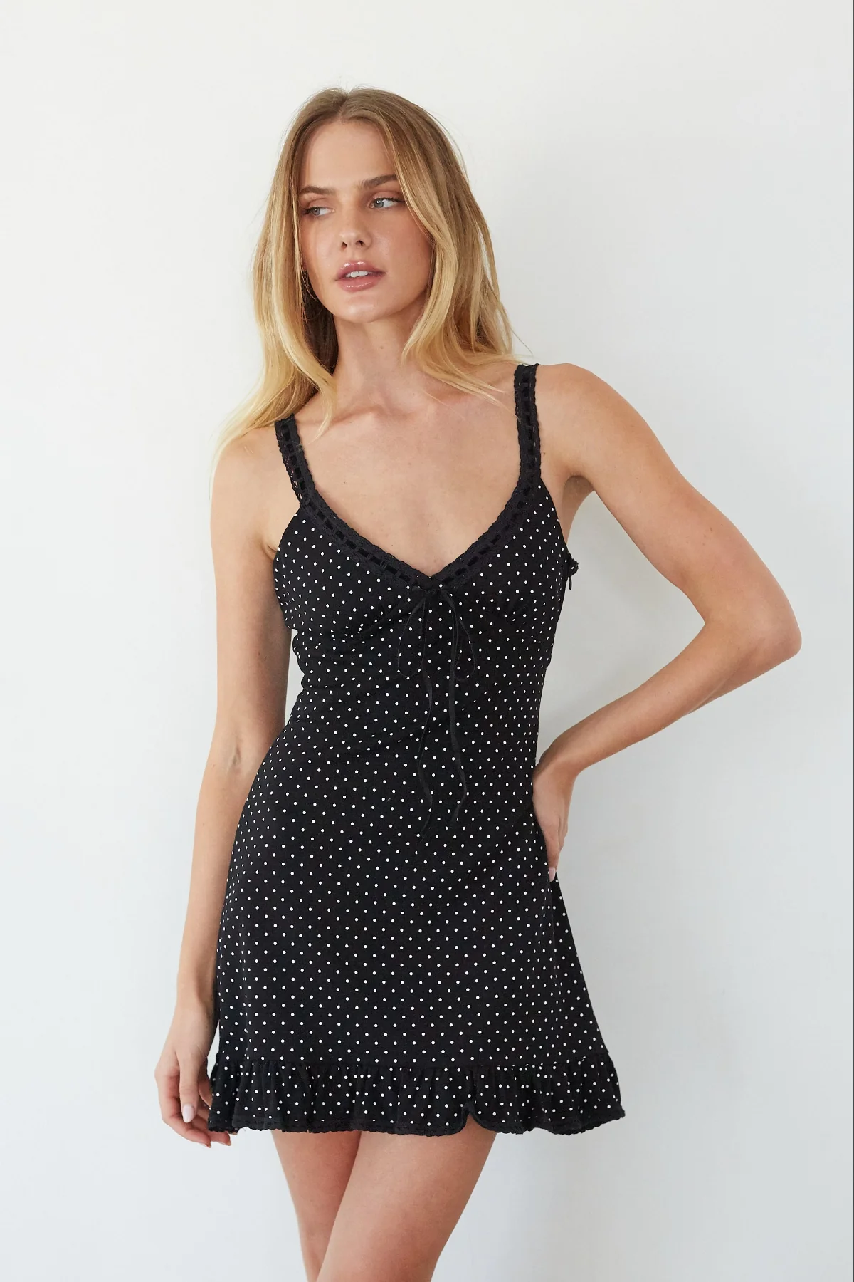 Sadie Polka Dot Mini Dress