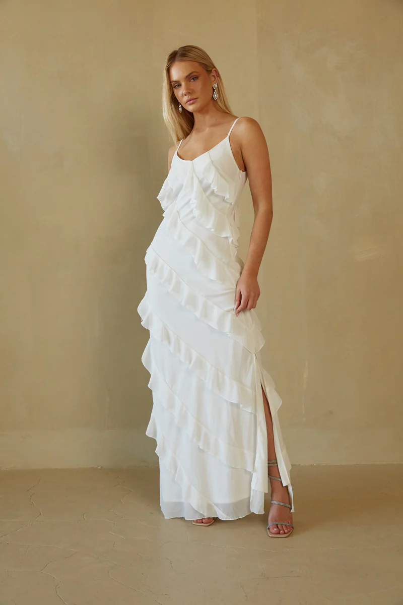 Elizabeth Tiered Ruffle Maxi Dress