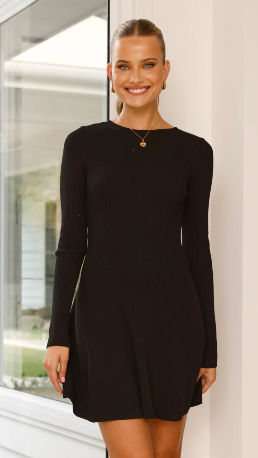 Amity Mini Dress - Black