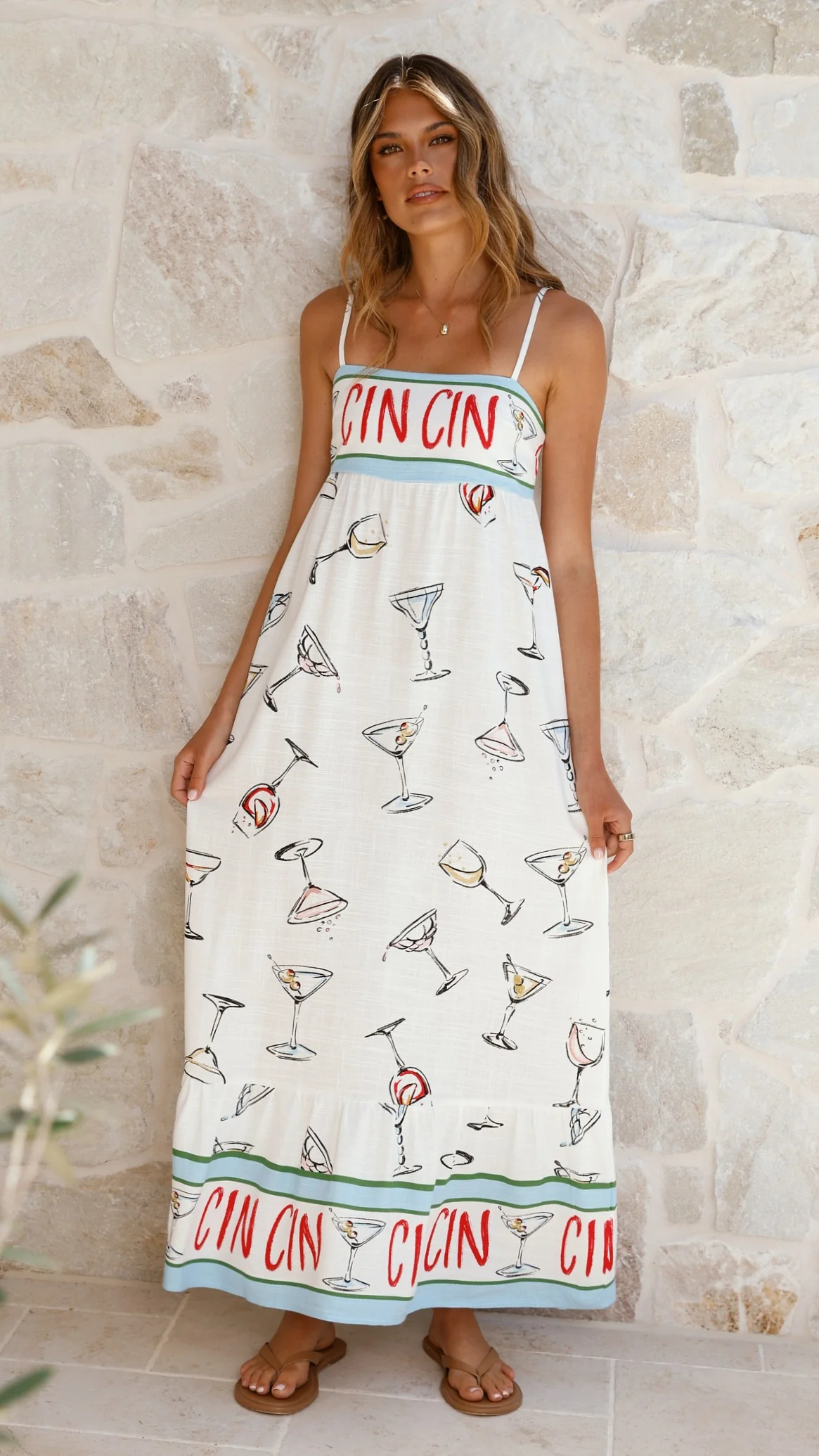 Tanicia Maxi Dress - Cin Cin Print