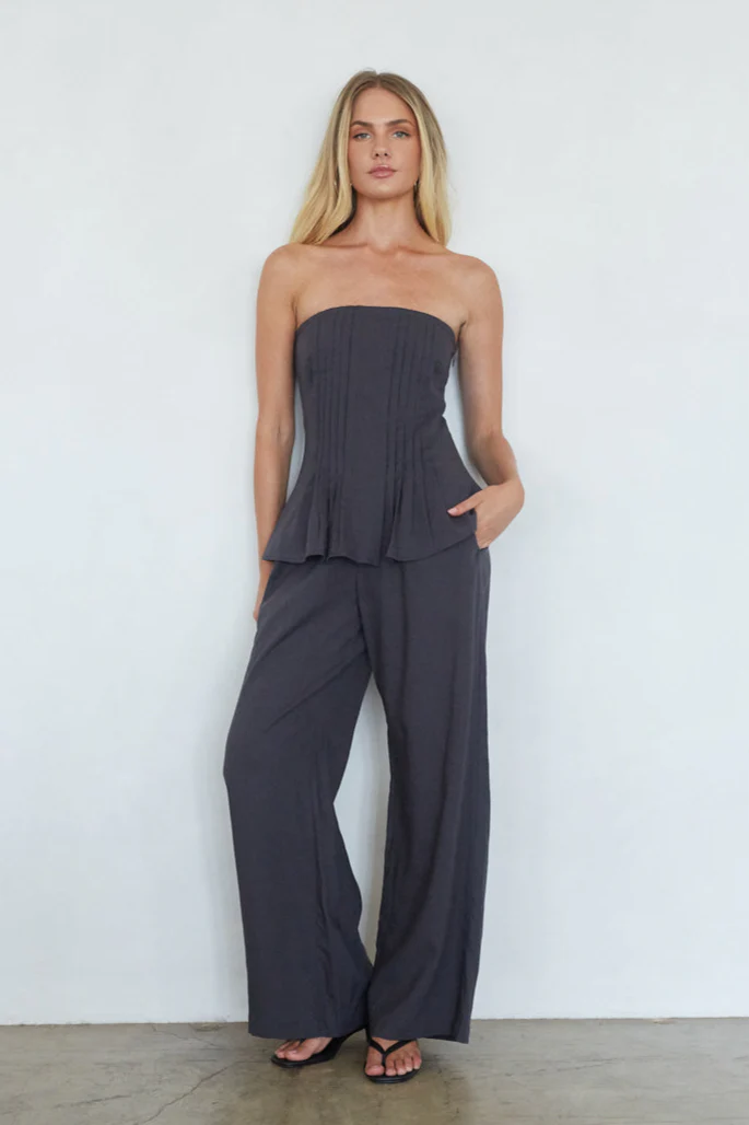 Kyle Pull On Linen Pants