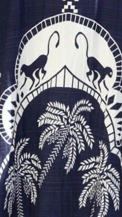 Jaylene Maxi Dress - Navy Bahamas