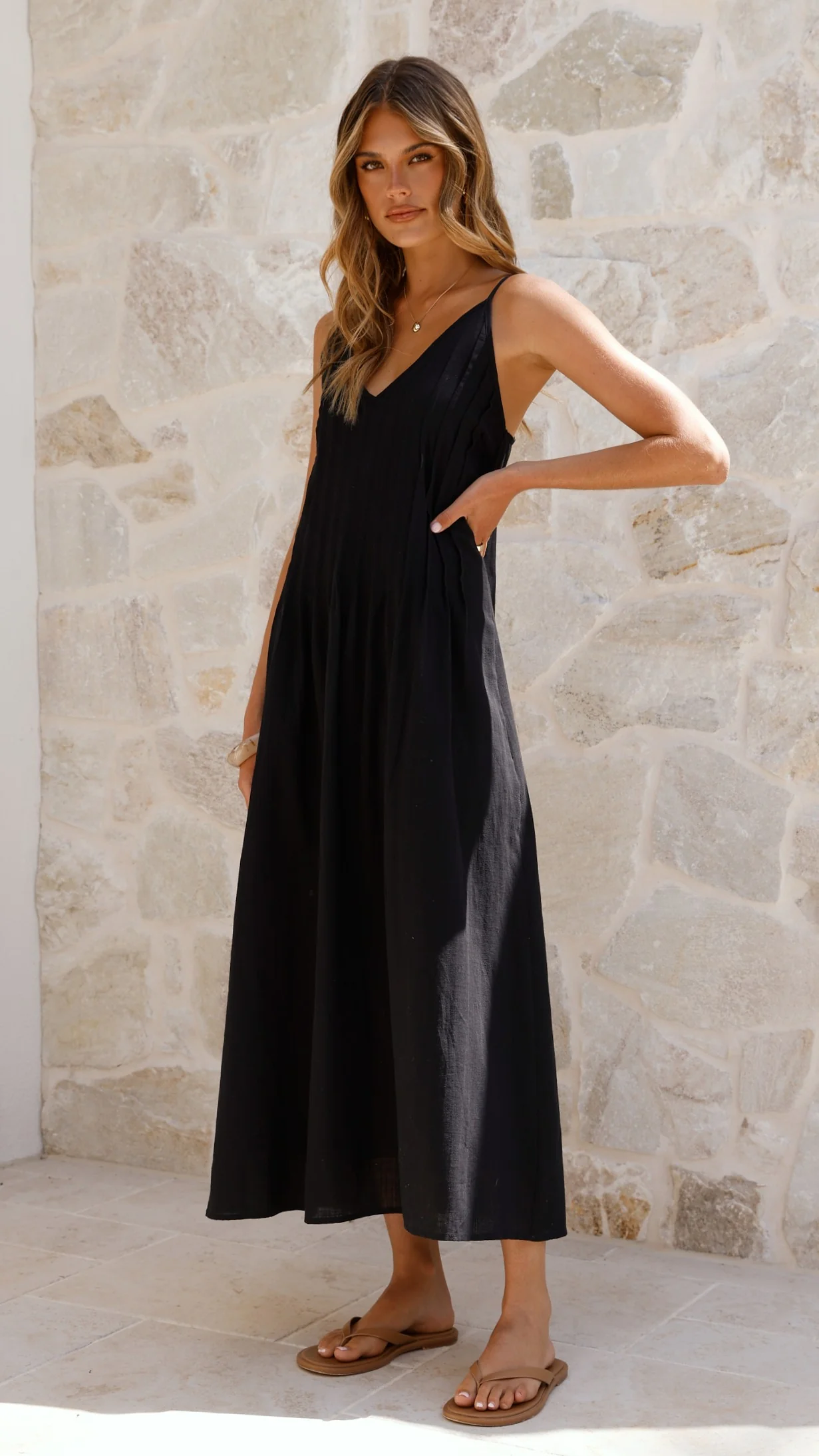 Aspen Maxi Dress - Black