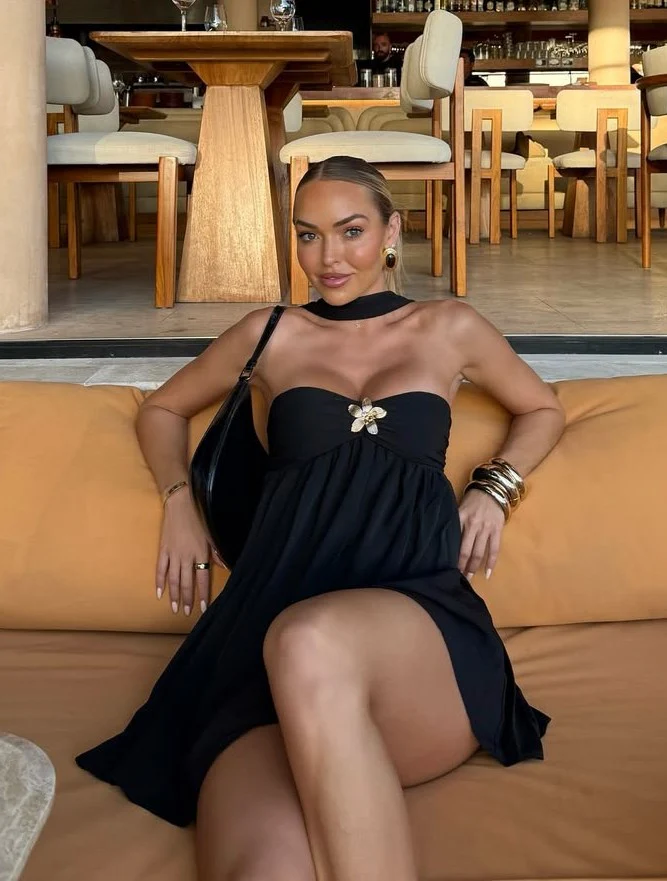 Haven Mini Dress - Black (Petite)