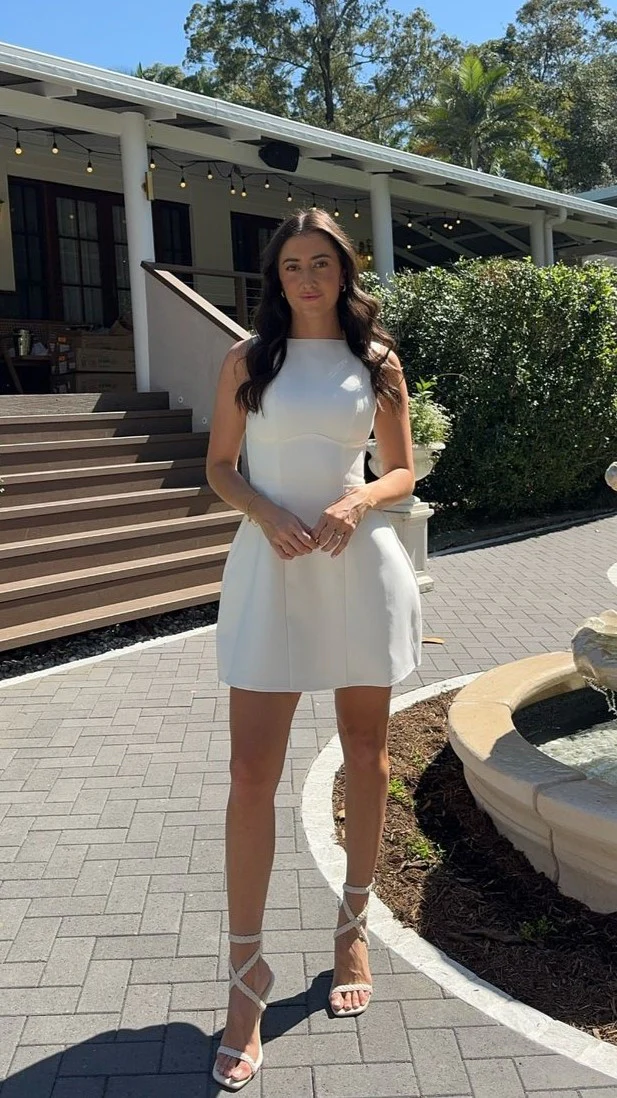 Rafiki Mini Dress - White