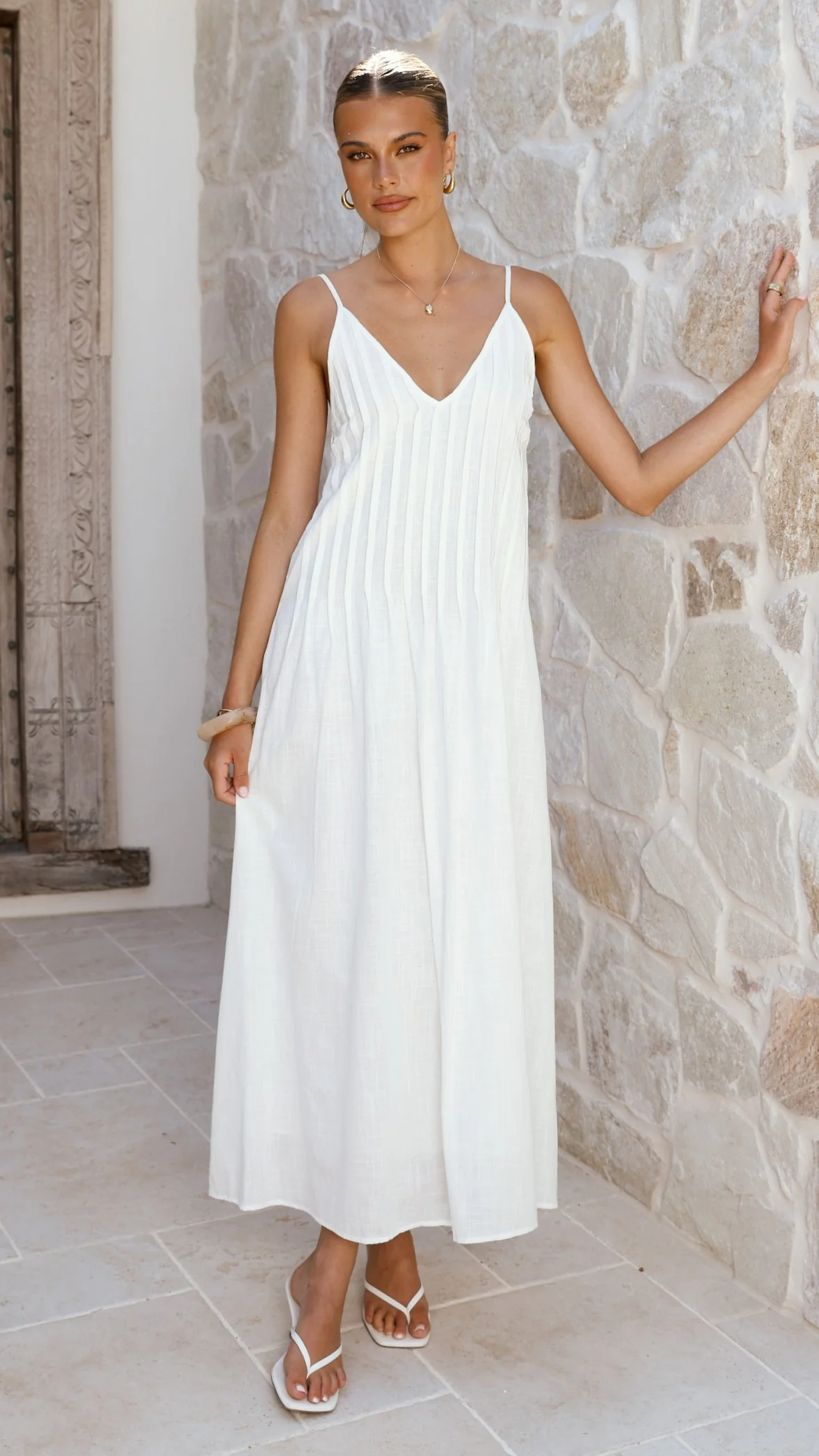 Aspen Maxi Dress - White