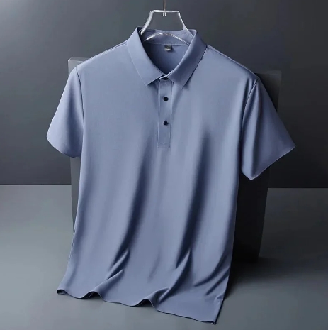 Men's Ice Silk Short Sleeve Polo Shirt