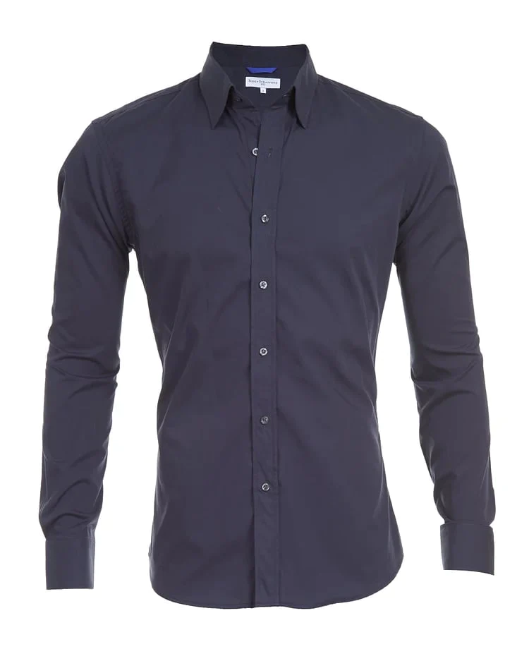 OXFORD STRETCH ZIP SHIRT