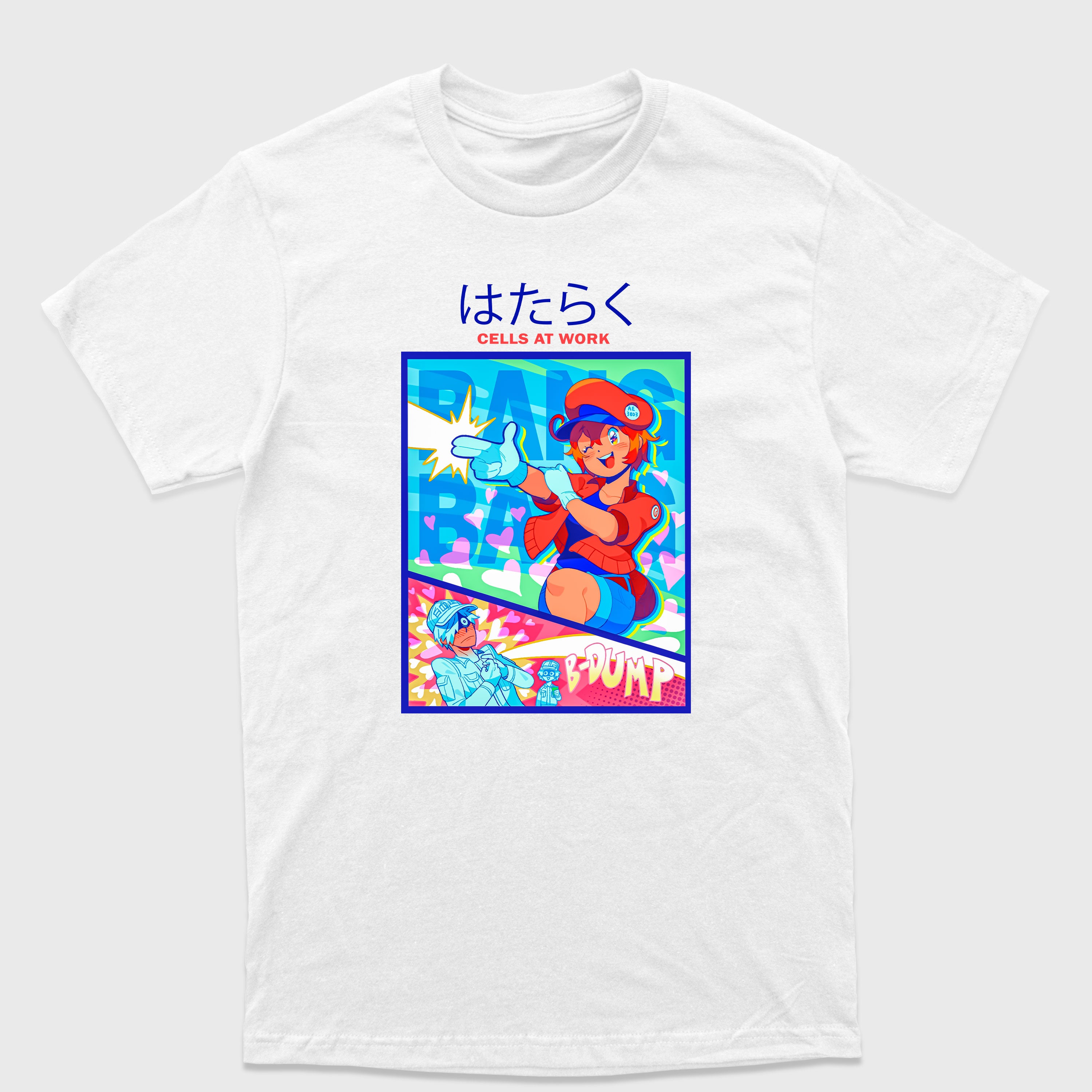 Camiseta Básica Cells At Work Anime
