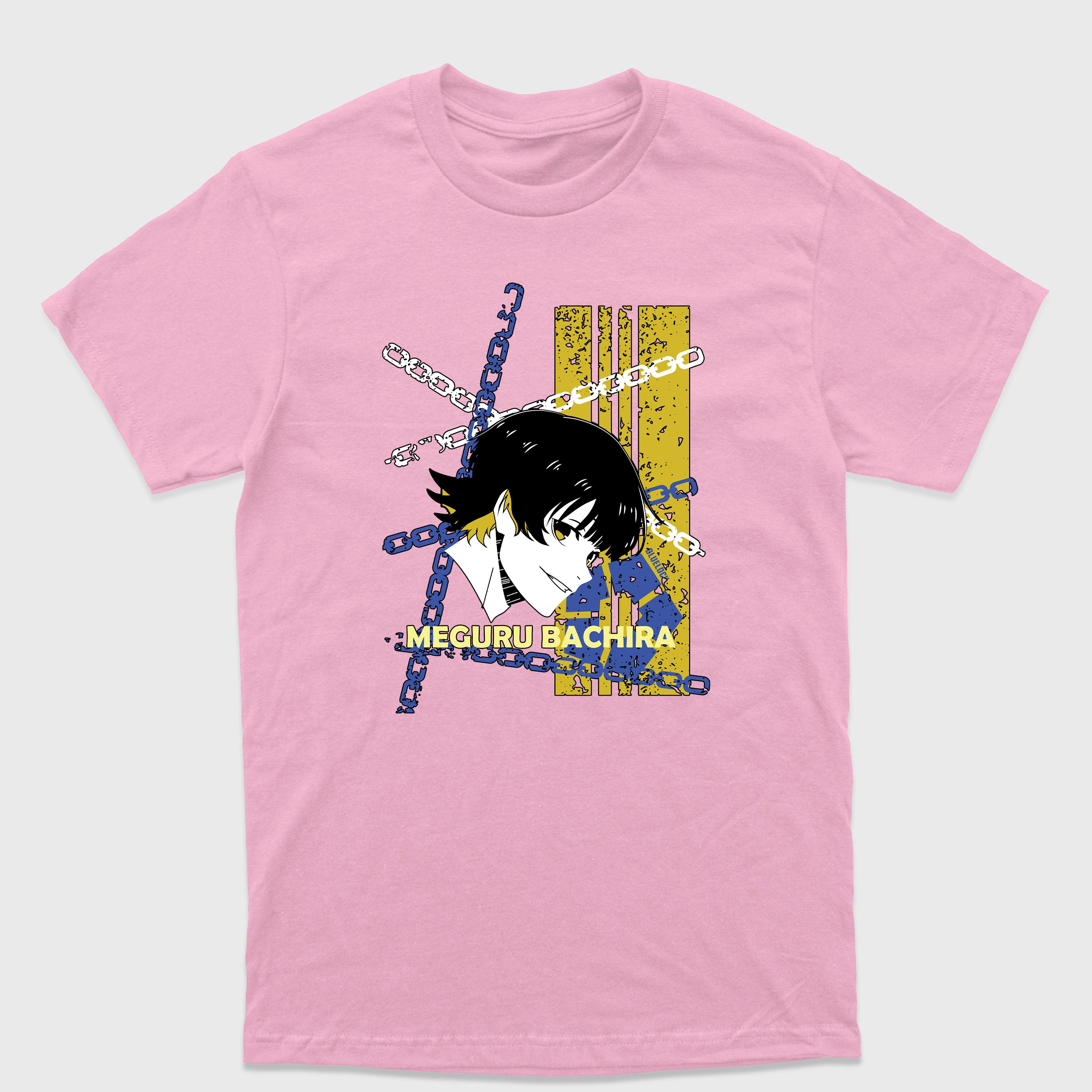 Camiseta Básica Bachira Chain Break Blue Lock