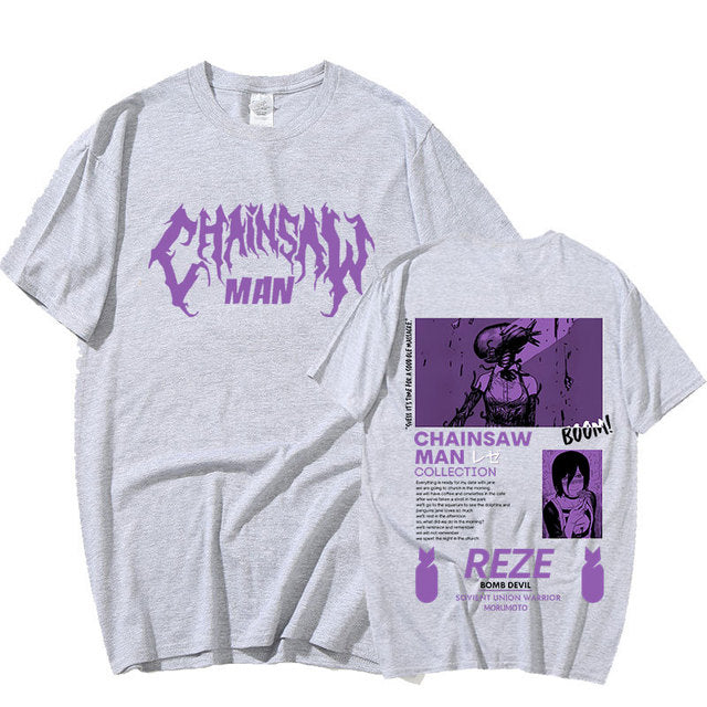 Camiseta Básica Reze Bomb Devil Chainsaw Man