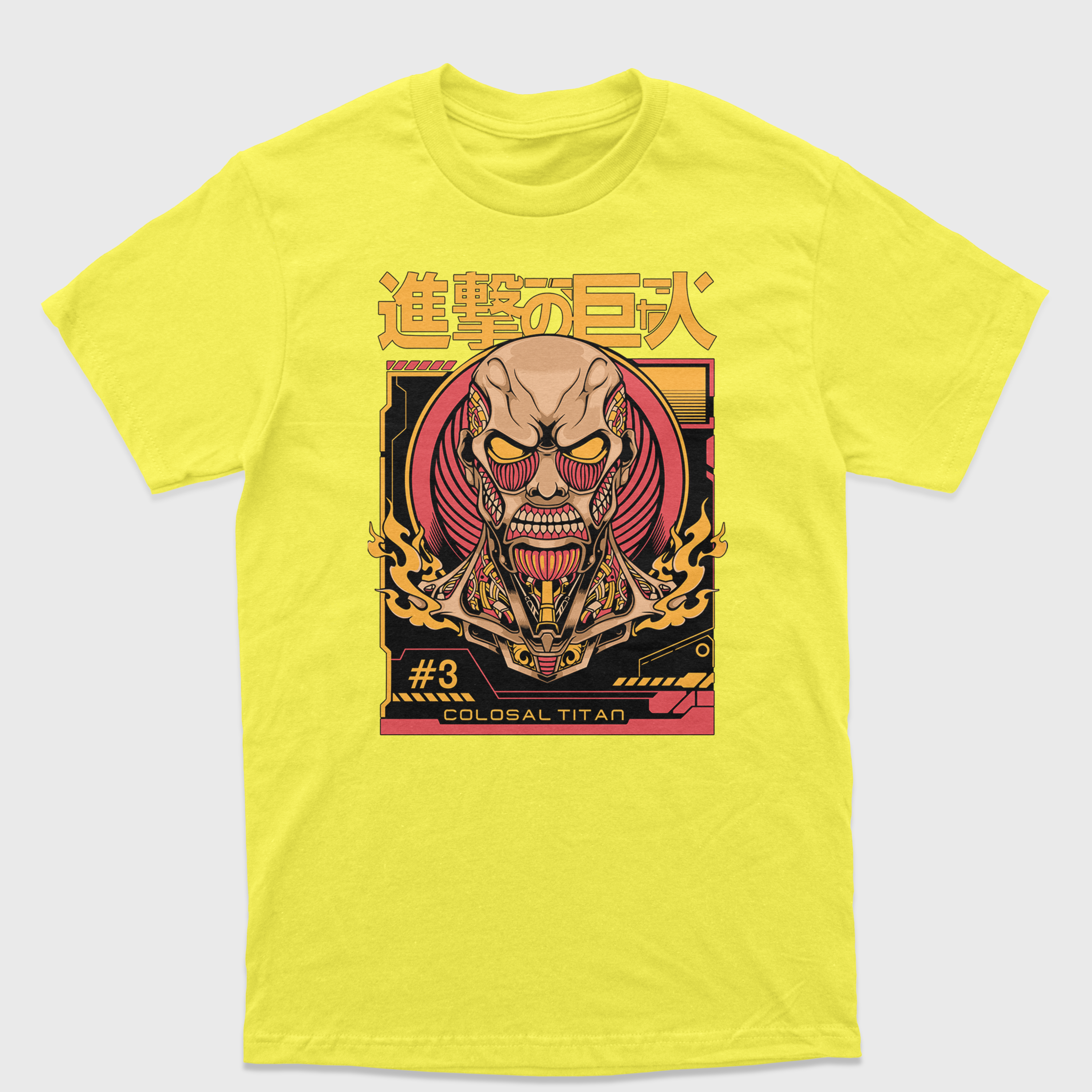 Camiseta Attack On Tiran Colosal Titan