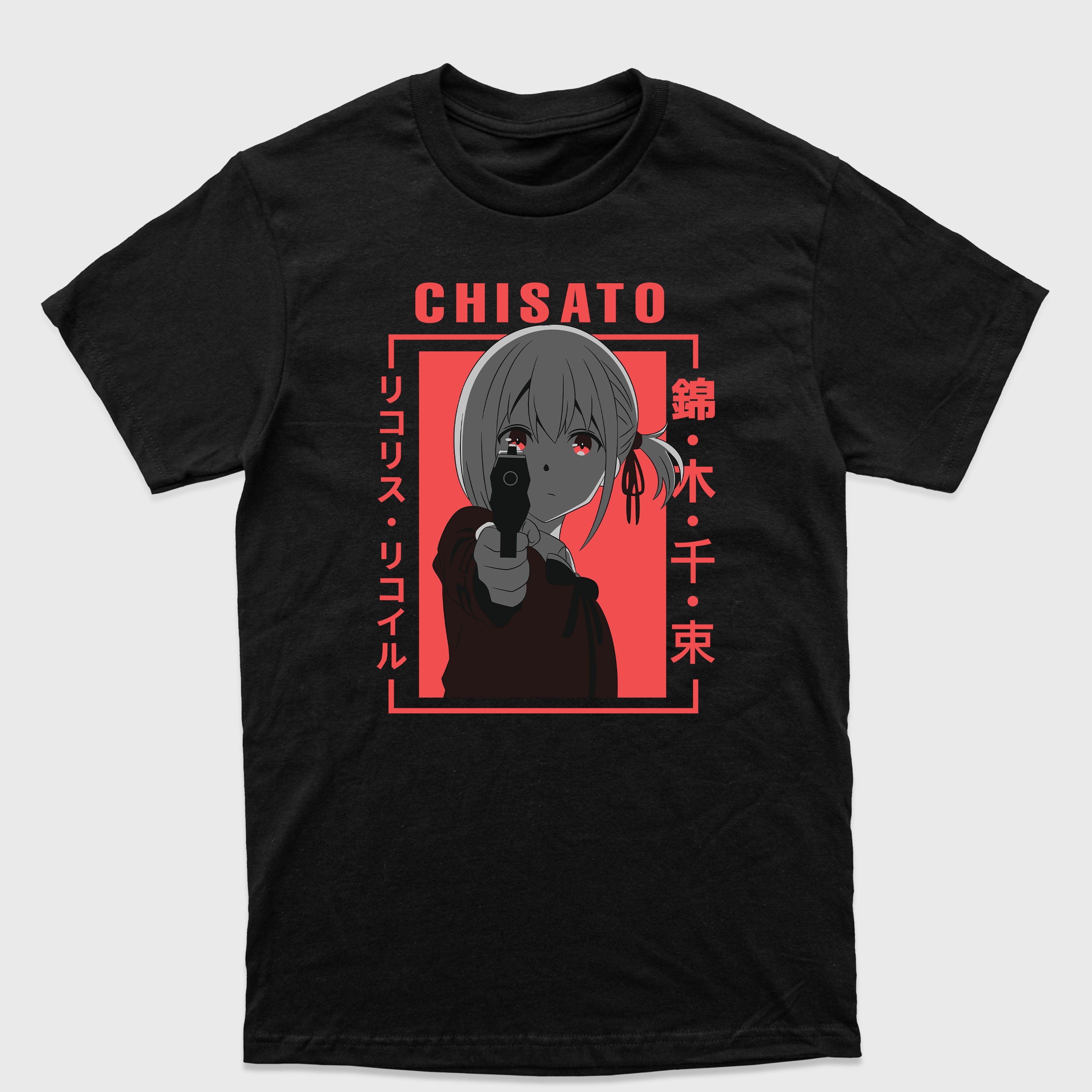 Camiseta Básica Chisato Nishikigi Lycoris Recoil