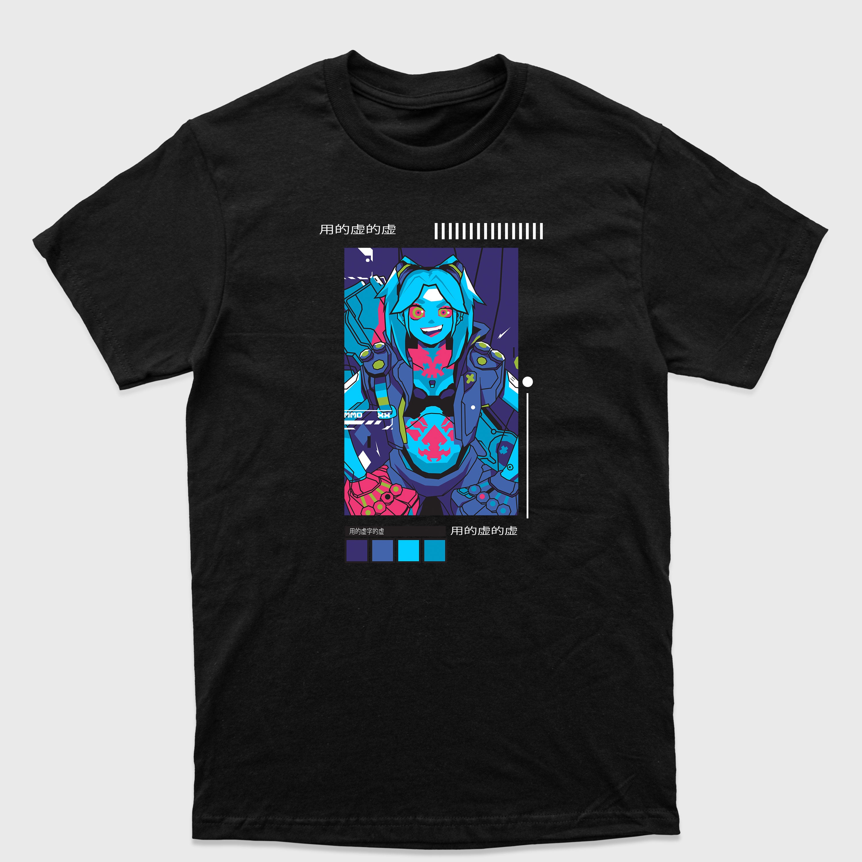 Camiseta Básica Rebecca Cyberpunk