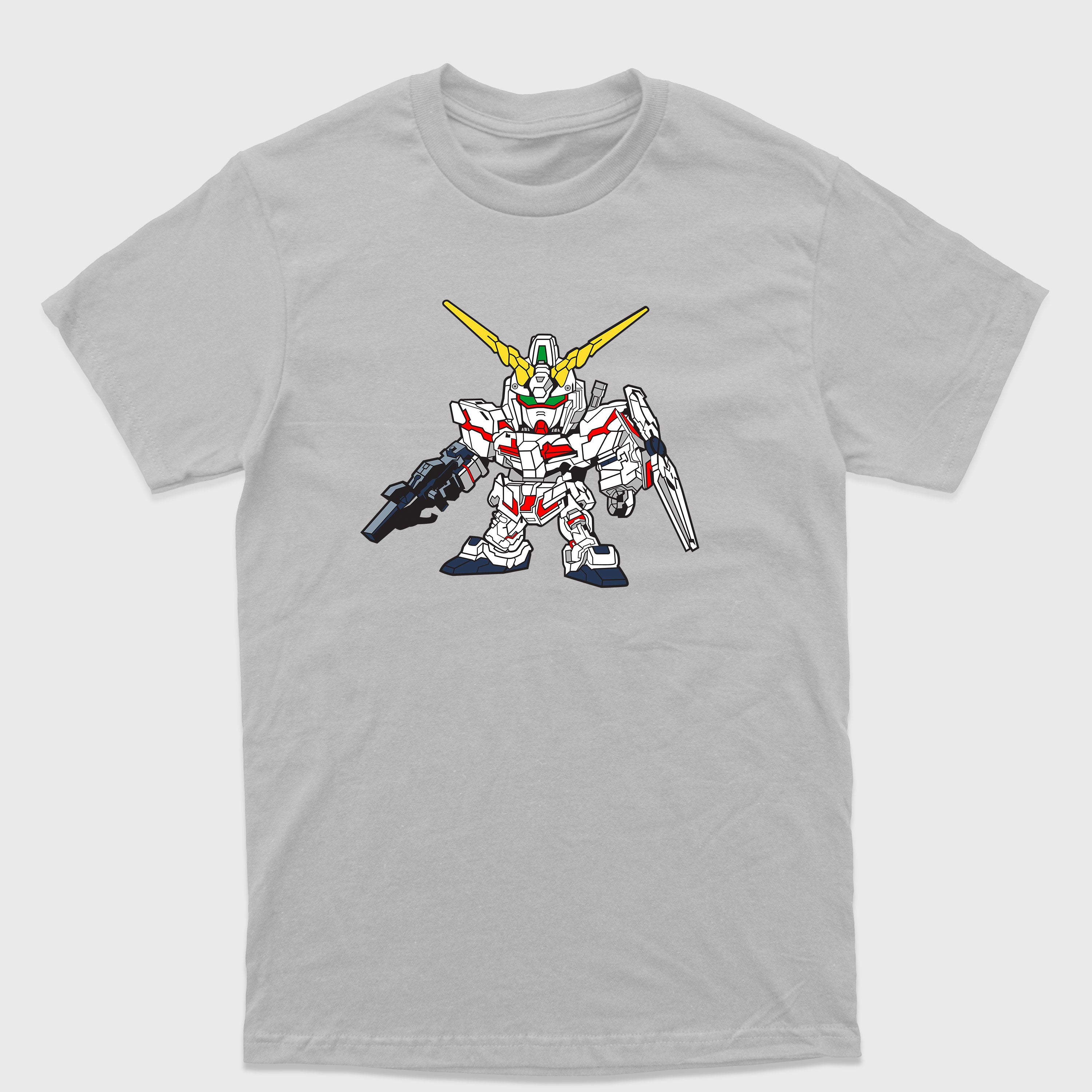 Camiseta Básica Gundam Mecha Chibi