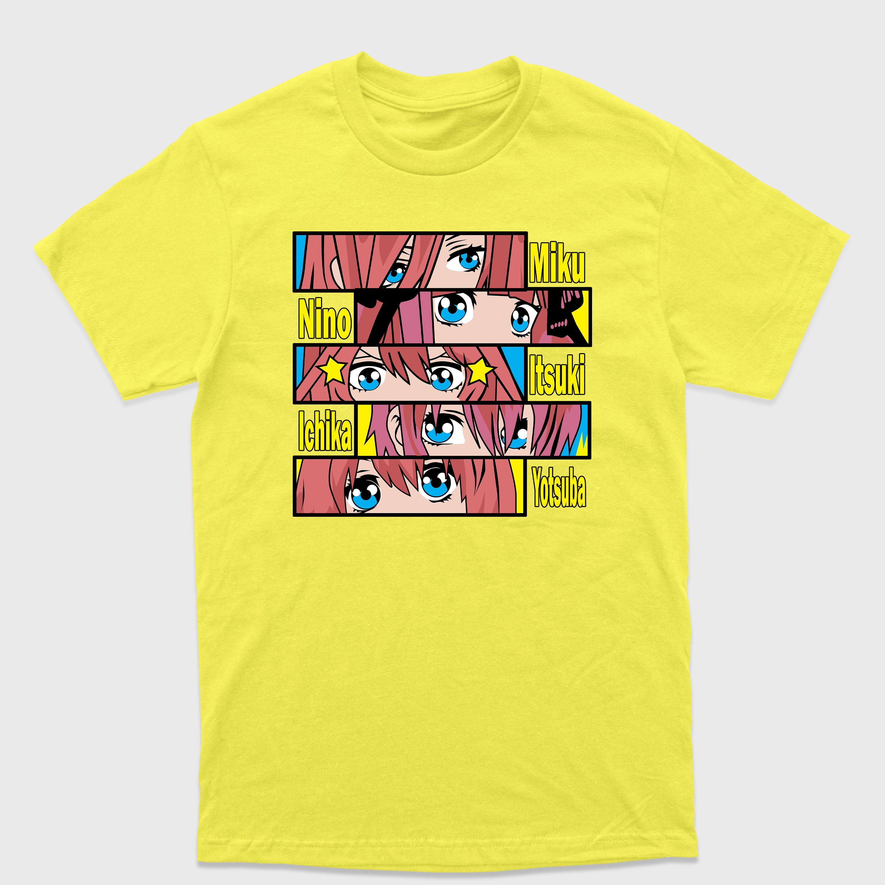 Camiseta Básica Eyes Five Sisters The Quintessential Quintuplets