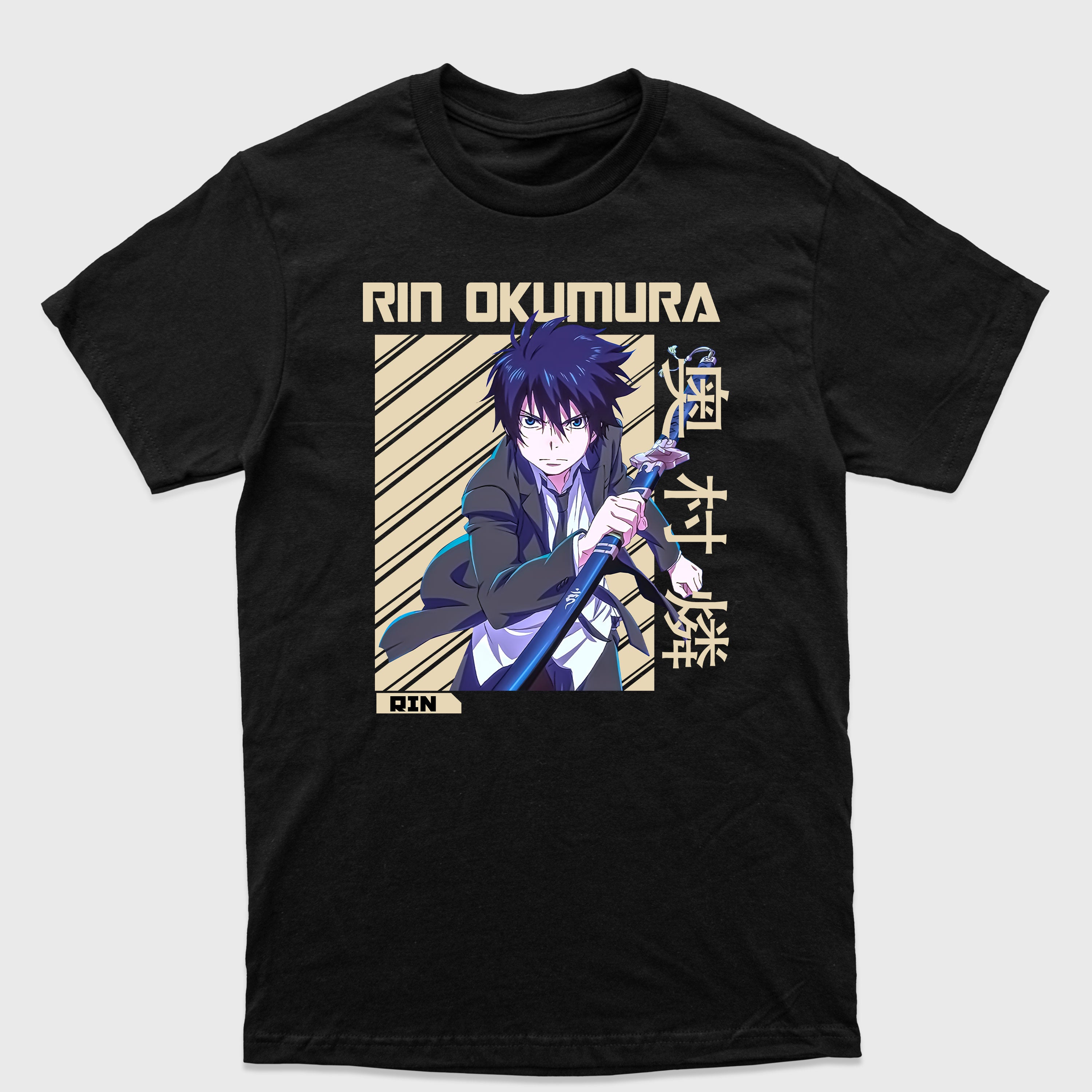 Camiseta Básica Blue Exorcist Rin Okumura