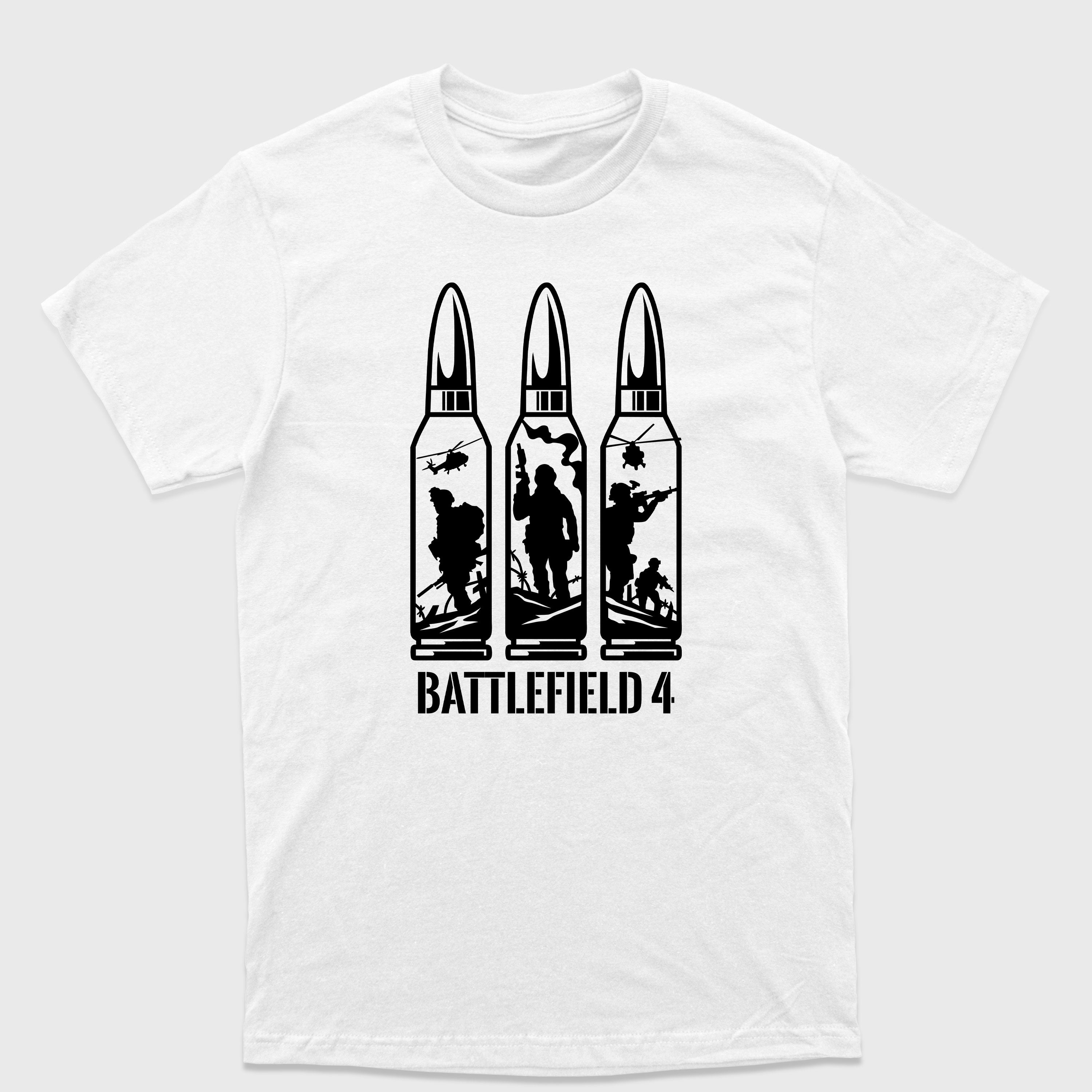 Camiseta Básica Battlefield 4 Ammunition